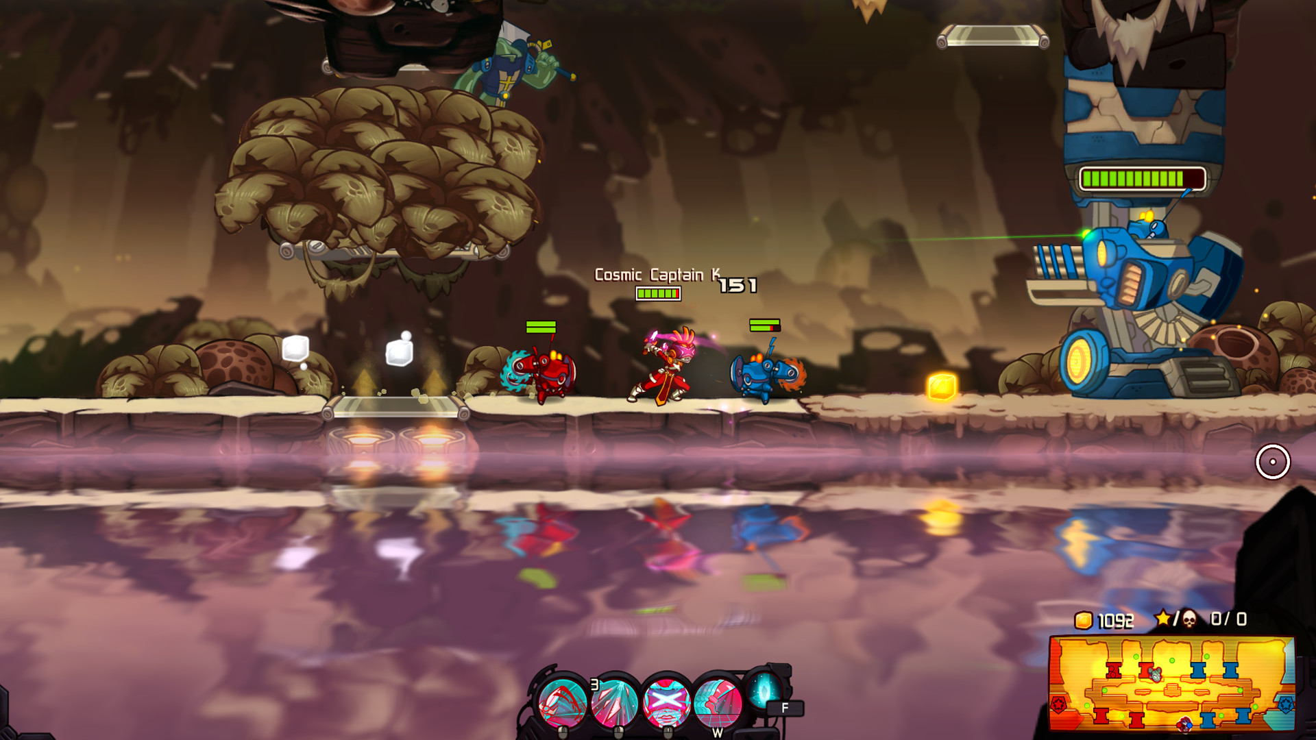 Awesomenauts - Cosmic Captain Ksenia Skin screenshot 5