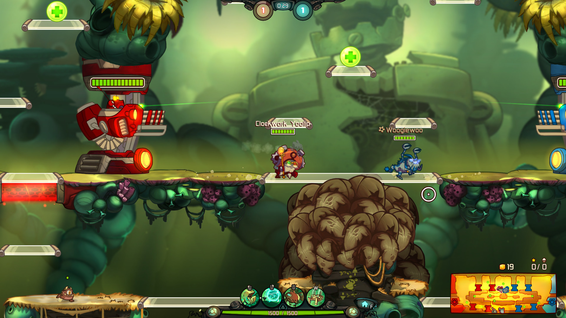 Awesomenauts - Clockwork Yoolip Skin screenshot 2