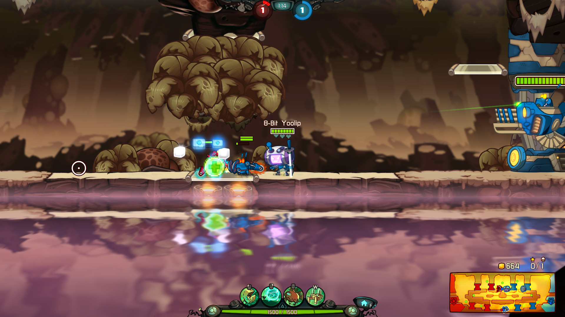 Awesomenauts - 8-Bit Yoolip Skin screenshot 4