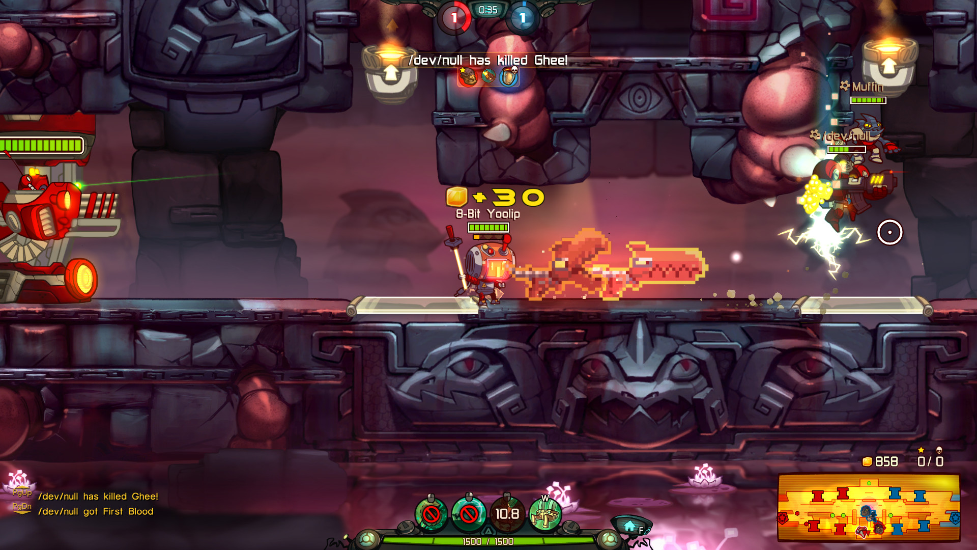 Awesomenauts - 8-Bit Yoolip Skin screenshot 7