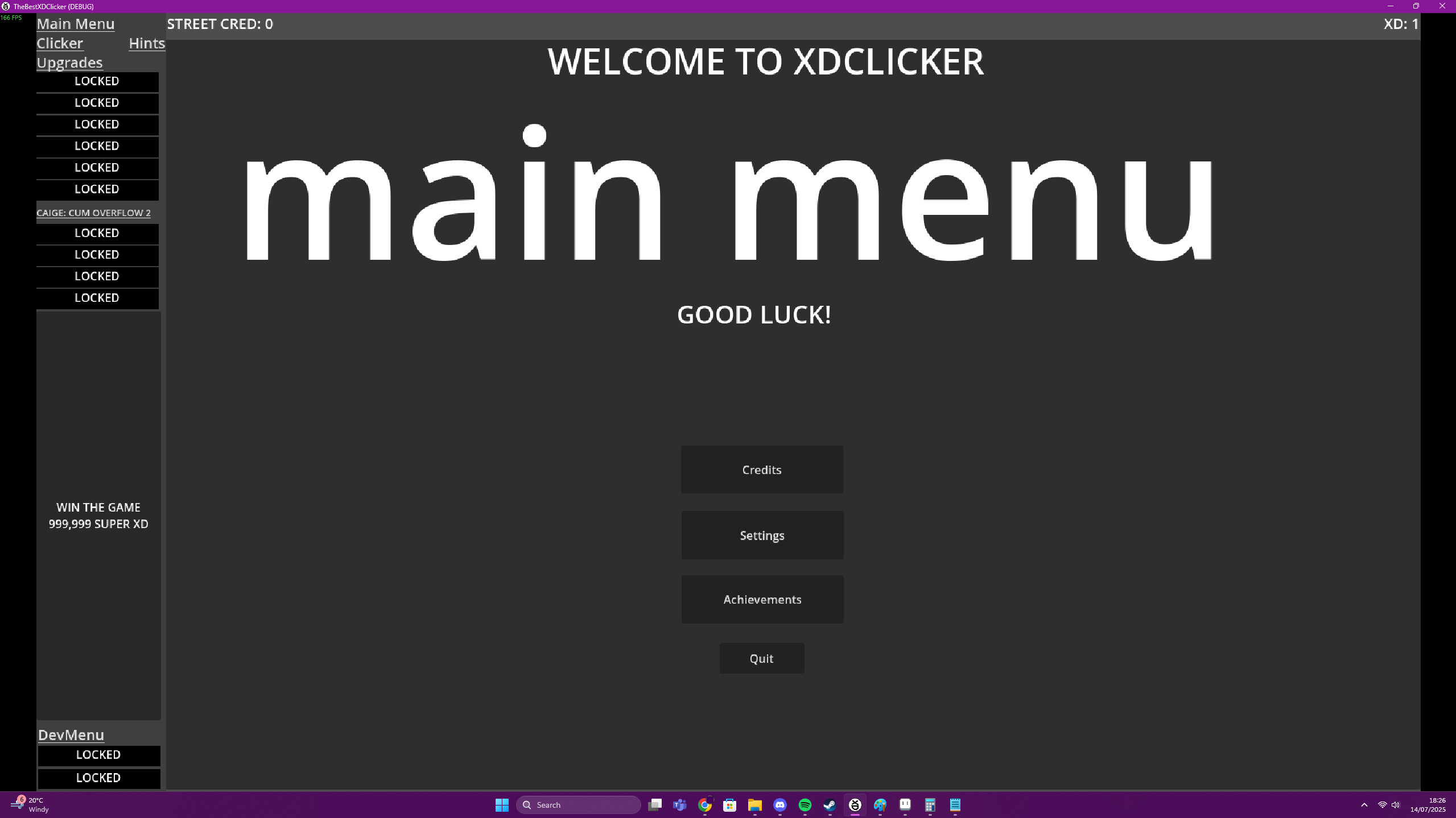 XD CLICKER screenshot 1