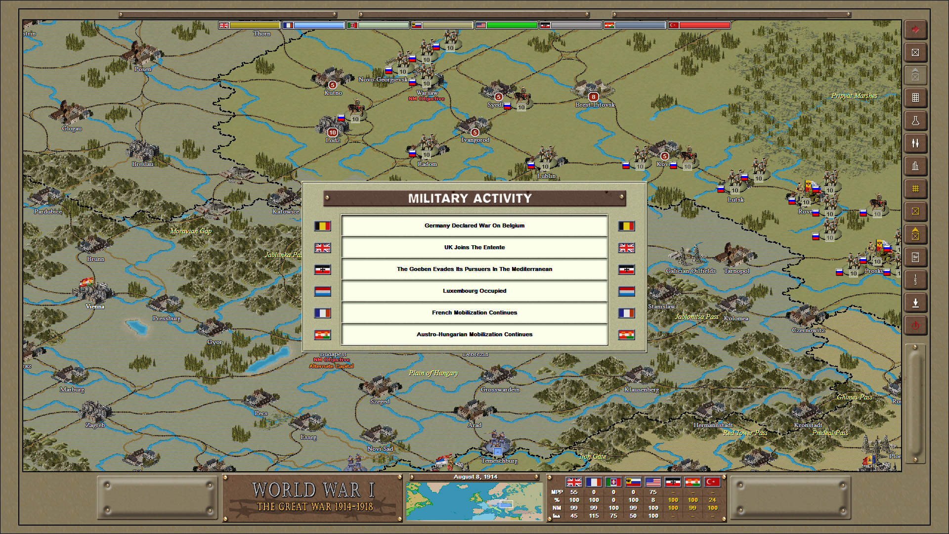Strategic Command Classic: WWI screenshot 4