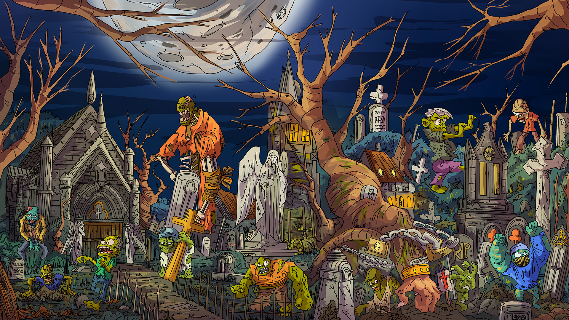 100 Zombie Cats - Artbook screenshot 2