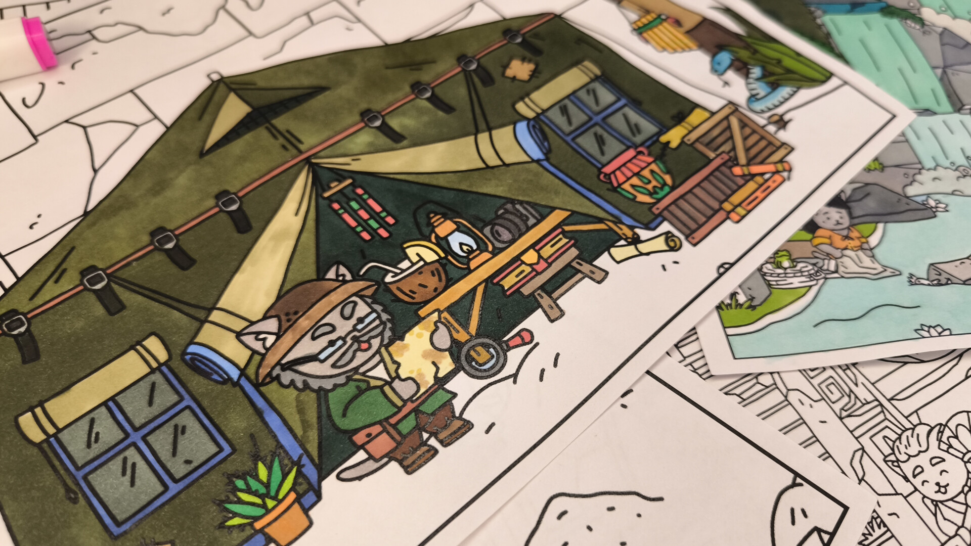 FIND ALL 8: The road to the Maya - Coloring Book screenshot 8