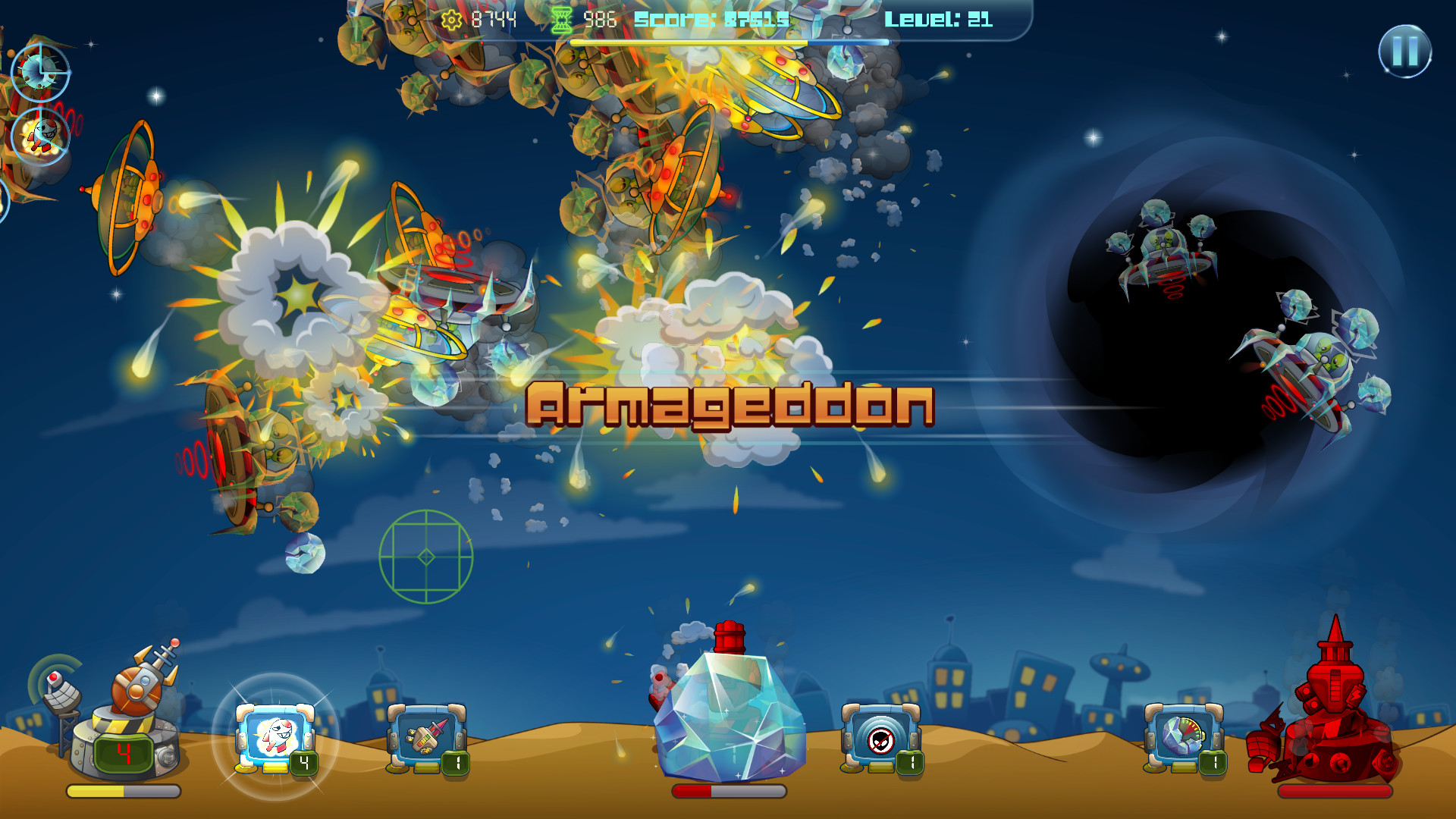 Galactic Missile Defense screenshot 1