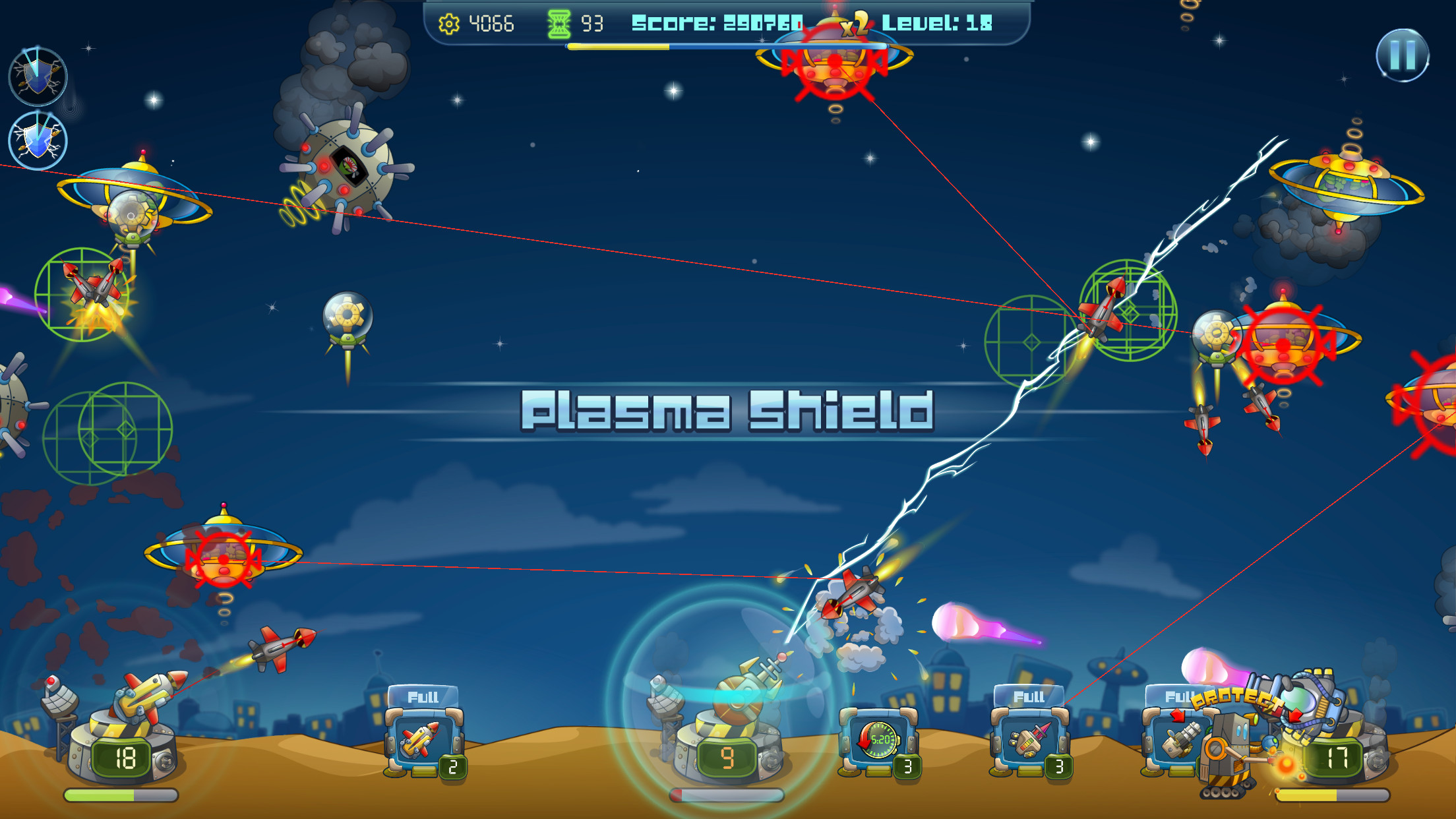 Galactic Missile Defense screenshot 3
