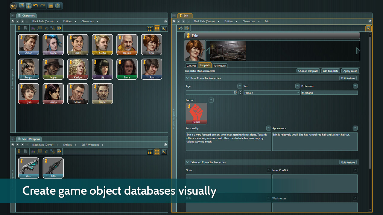 articy:draft 3 - Flex License screenshot 2