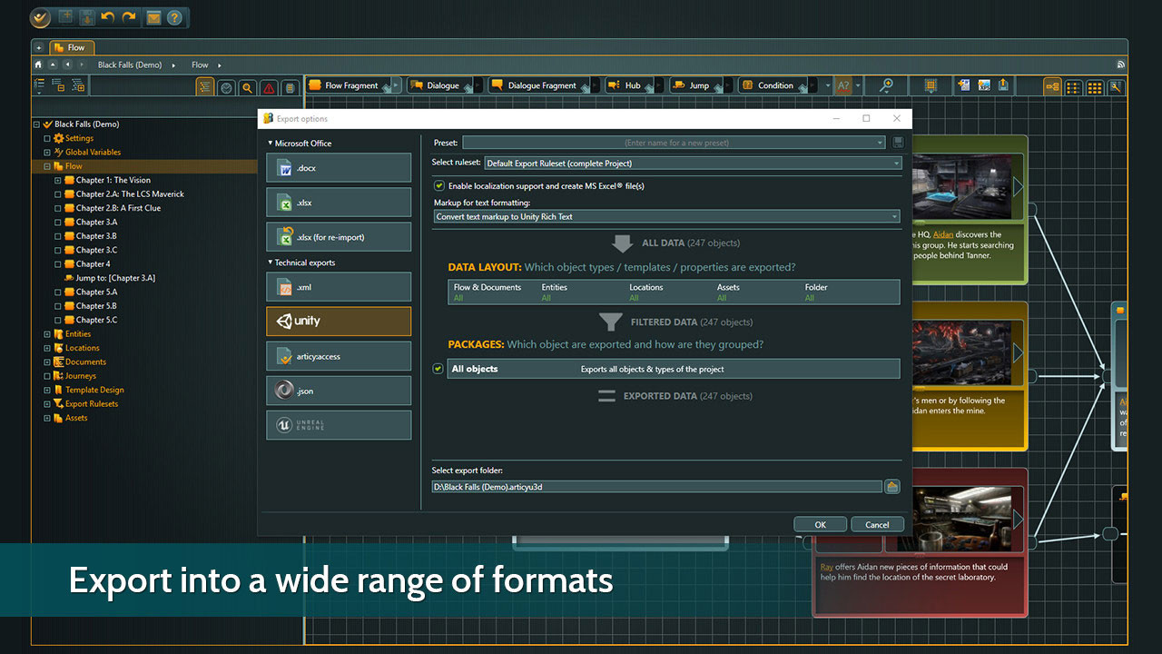 articy:draft 3 - Flex License screenshot 3