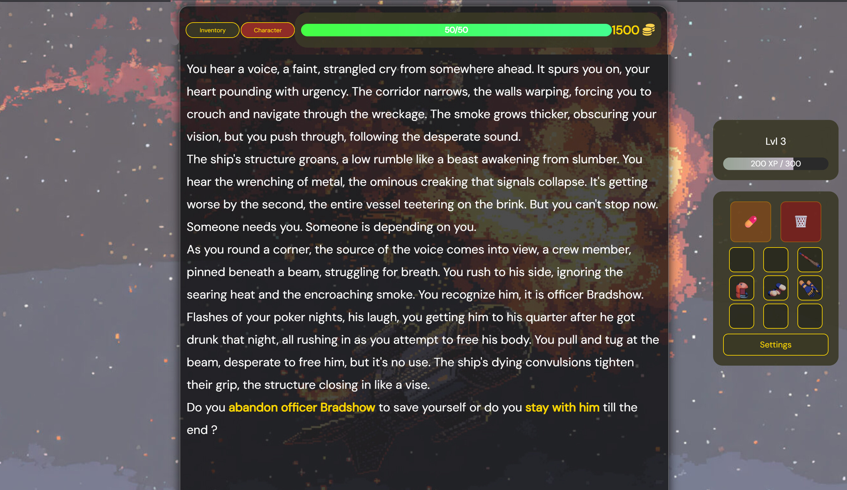 A Spaceship Accident screenshot 3