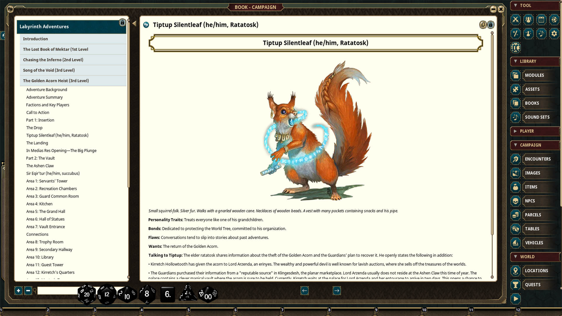 Fantasy Grounds - Labyrinth Adventures screenshot 1