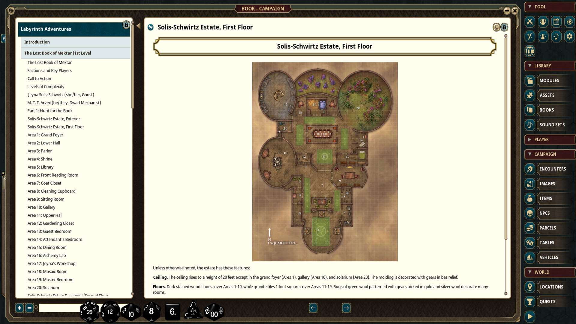 Fantasy Grounds - Labyrinth Adventures screenshot 2