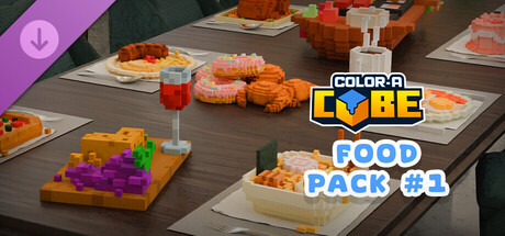 Color a Cube - Food Pack #1
