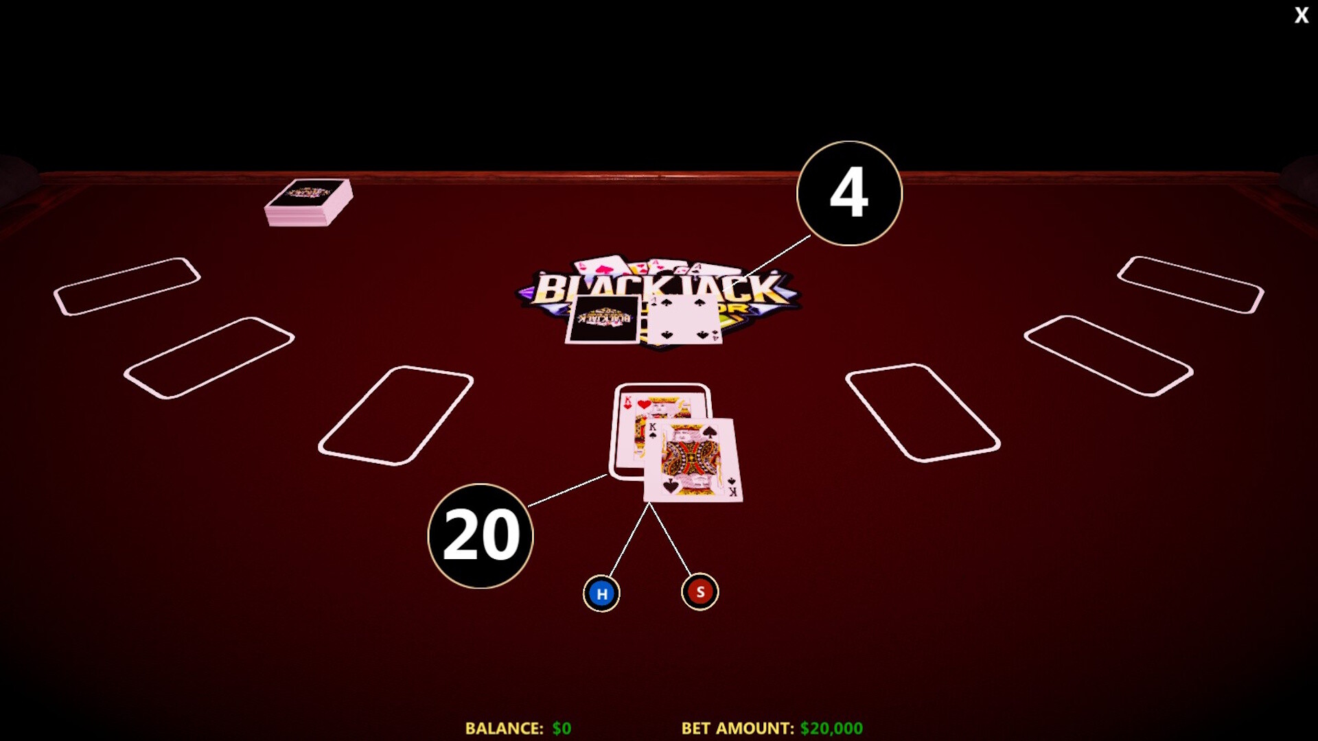Blackjack Simulator 2025 screenshot 1