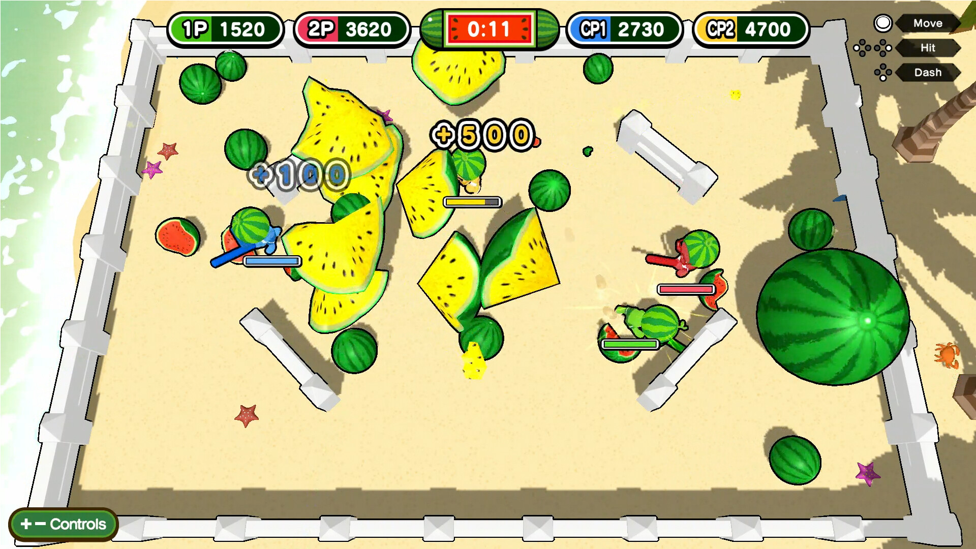 Hit! Spin! Watermelon Party screenshot 6