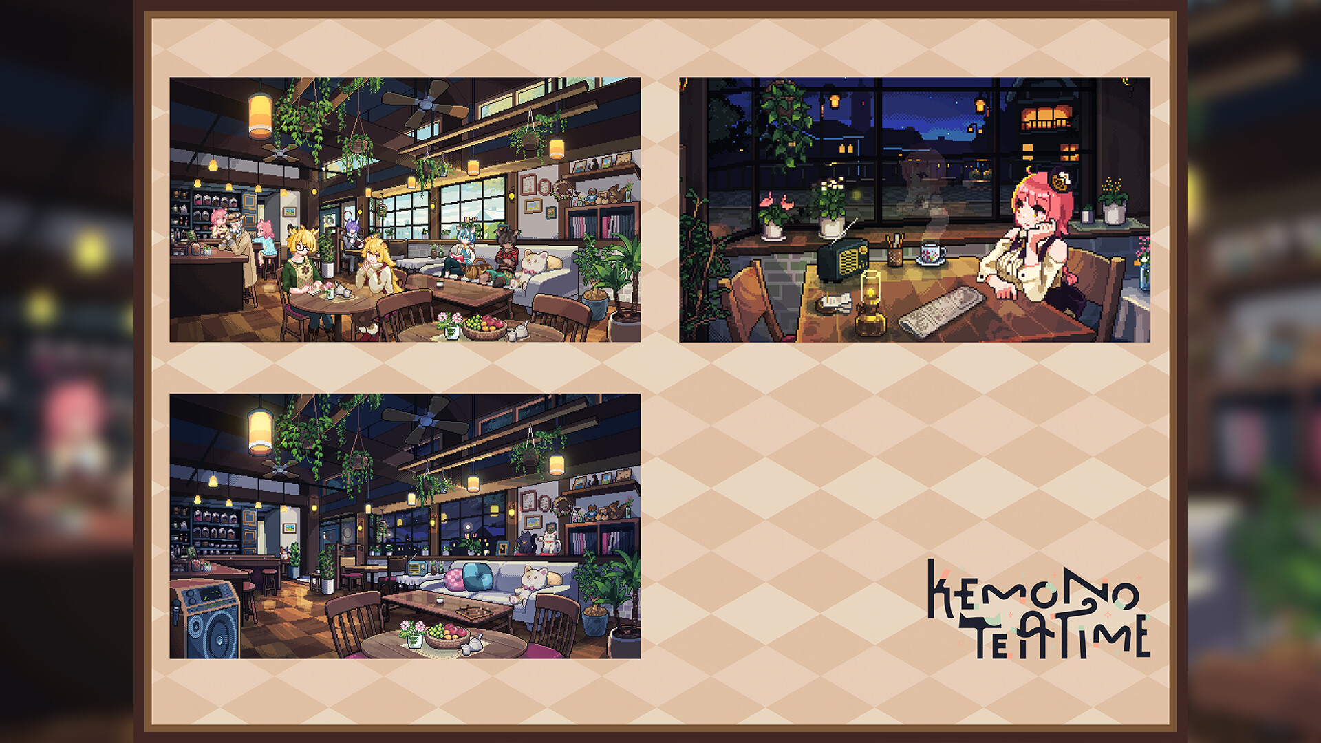 けものティータイム アートブック · Kemono Teatime Design Works