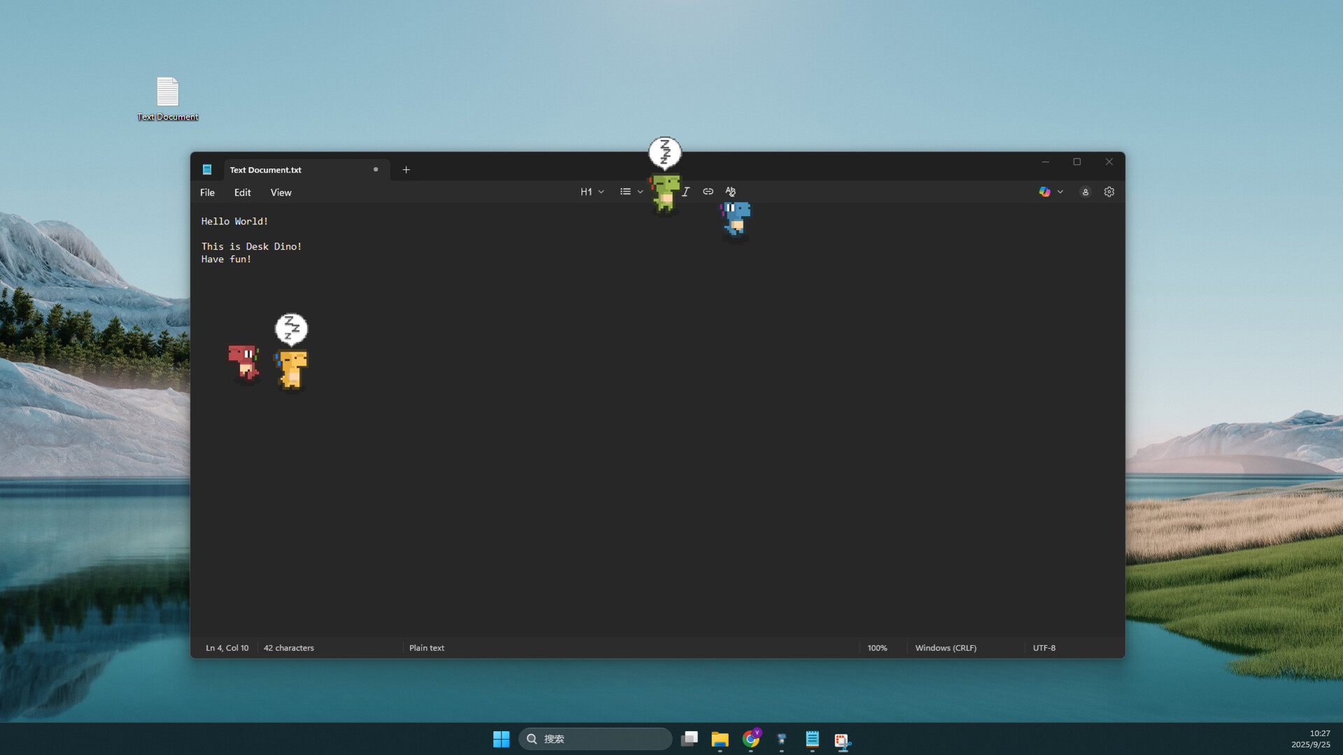 Desk Dino screenshot 3
