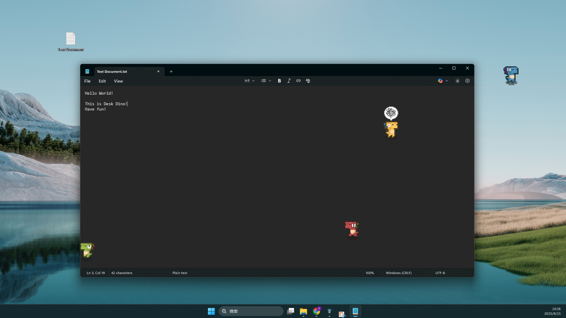 Desk Dino screenshot 4