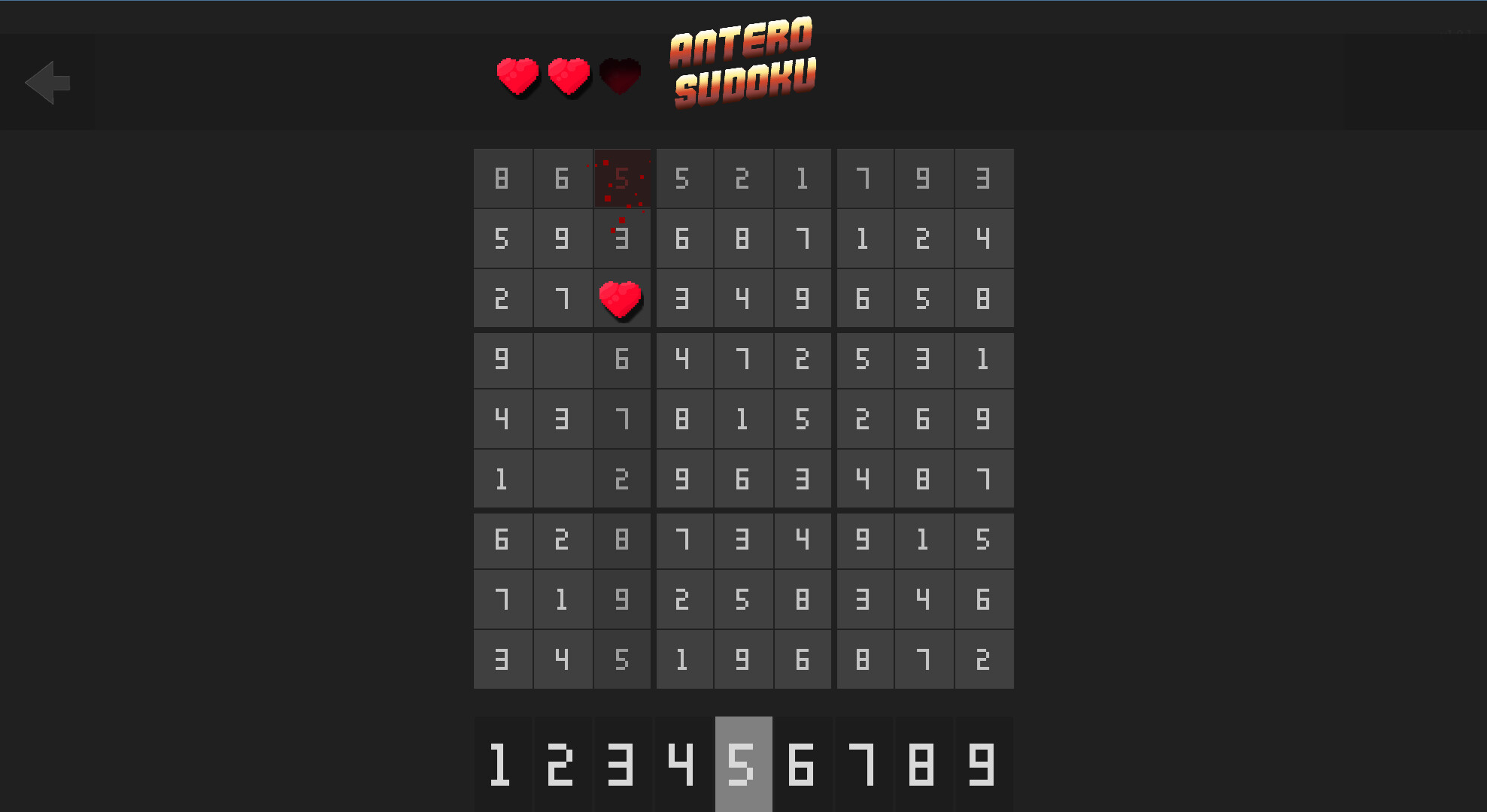 Antero Sudoku screenshot 2