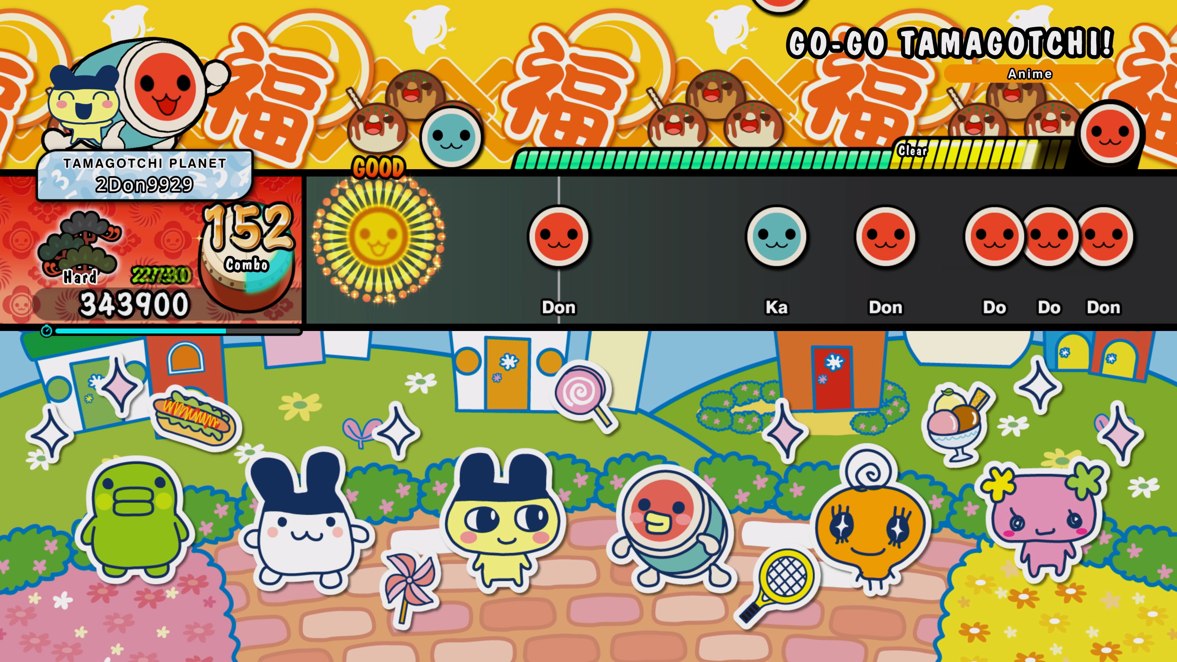 Taiko no Tatsujin: Rhythm Festival - Tamagotchi Collab Pack screenshot 1