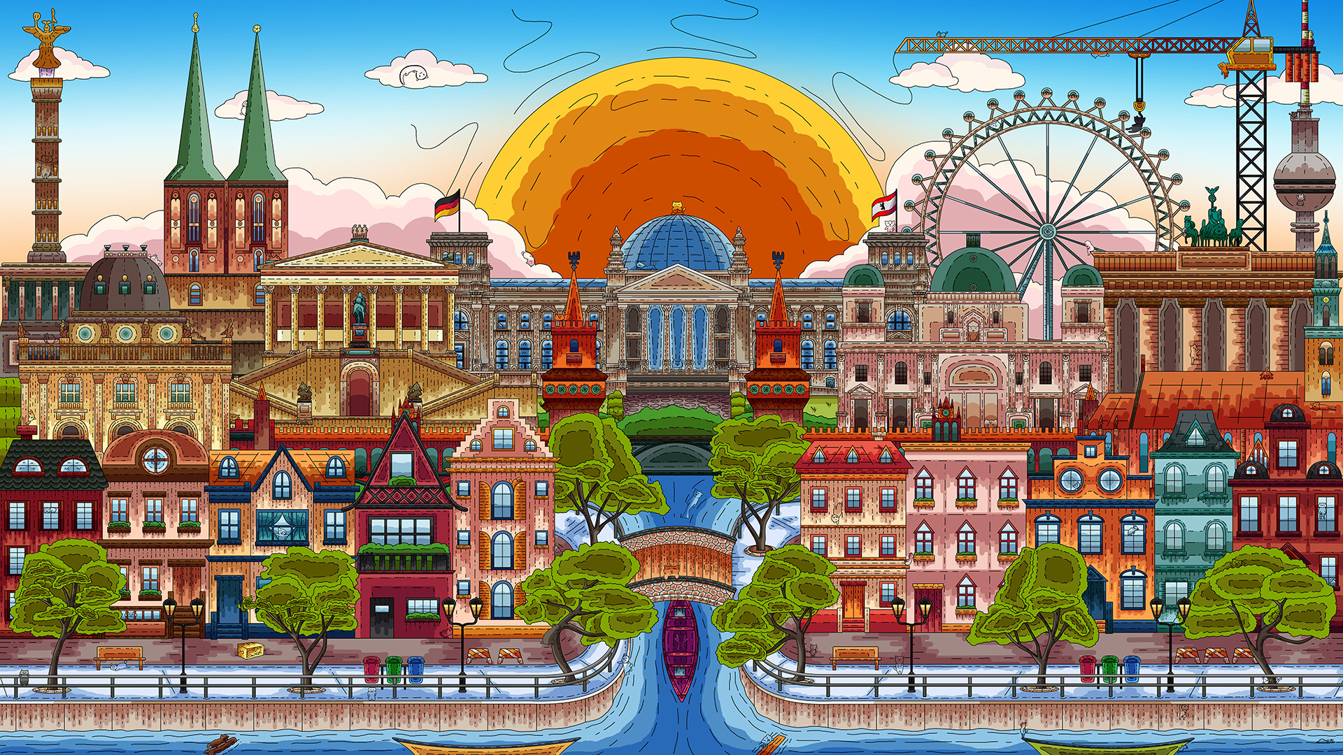 100 Berlin Cats  - Artbook screenshot 1