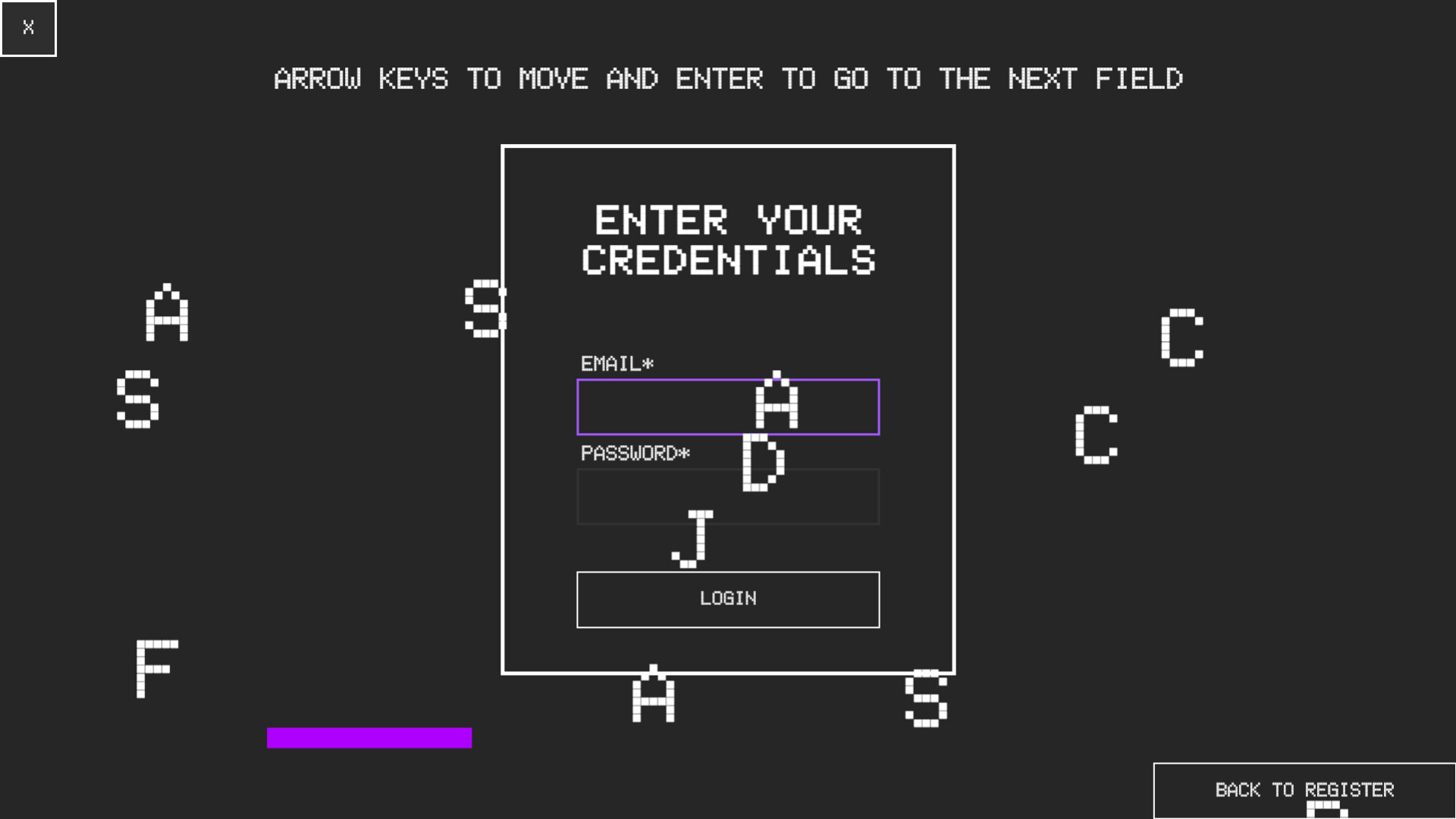 Login screenshot 2