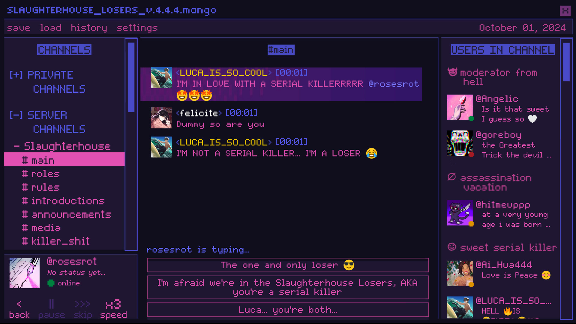 Killer Chat! Expanded Edition - Heatwaves DLC screenshot 1