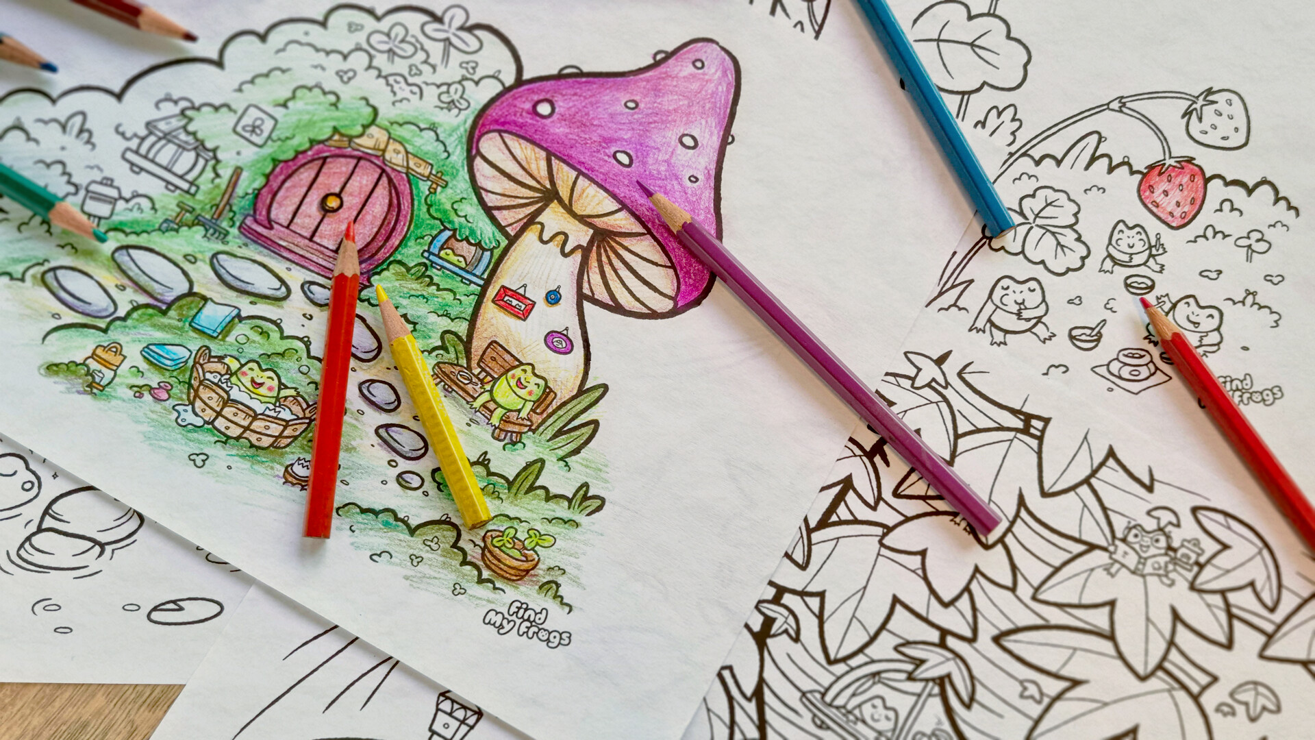 Find My Frogs - Paper screenshot 2