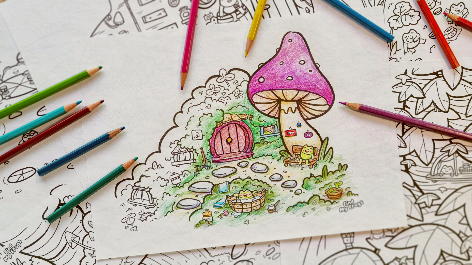 Find My Frogs - Paper screenshot 3