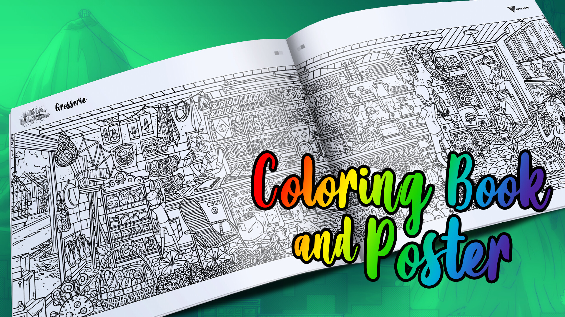 Hidden Cats in Rio de Janeiro - Printable PDF Coloring Book and Poster screenshot 1