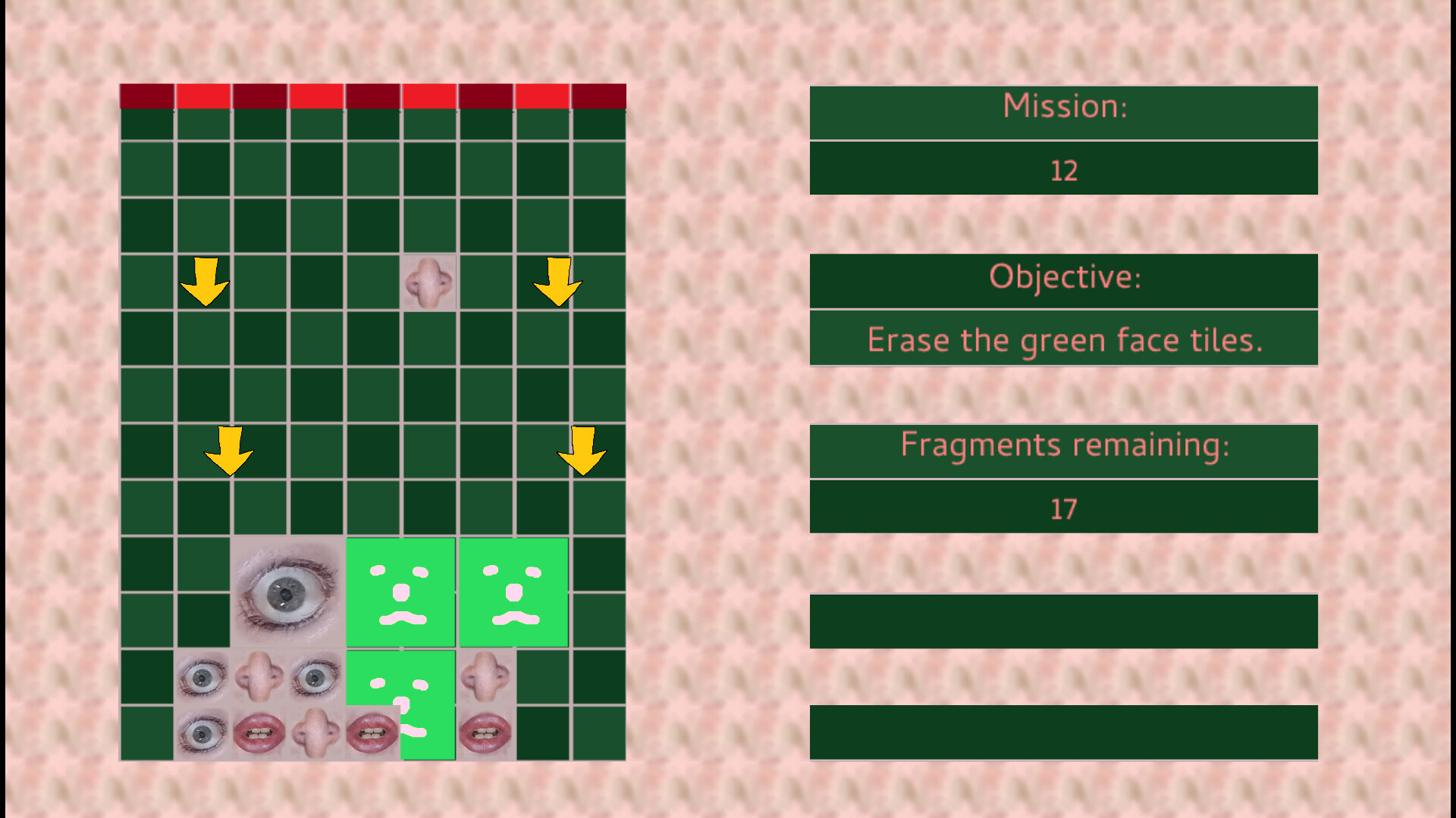 Falling Face Fragments screenshot 3