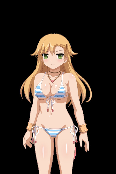 Sakura Clicker - Striped Bikini screenshot 1
