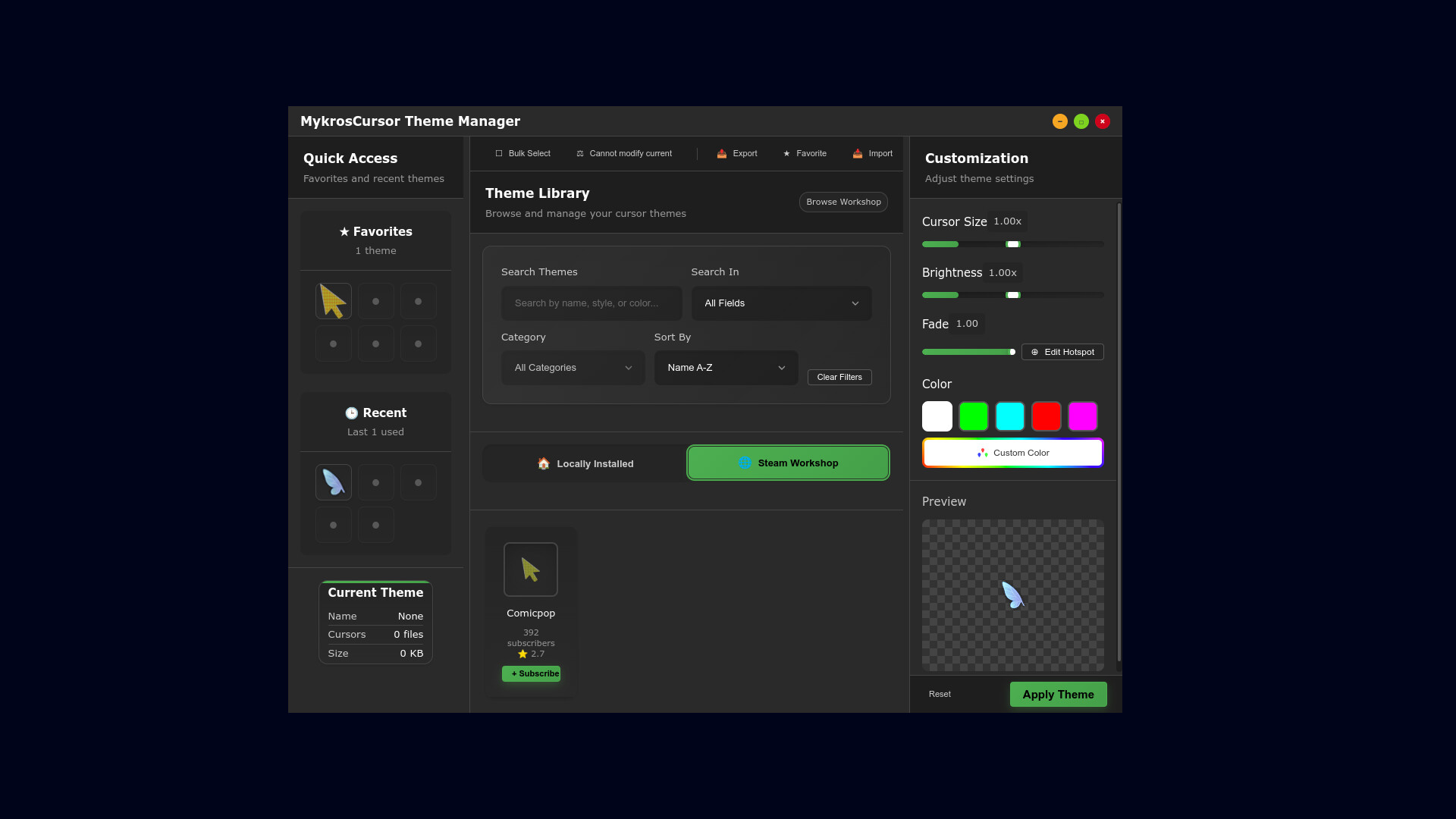 MykrosCursor screenshot 2