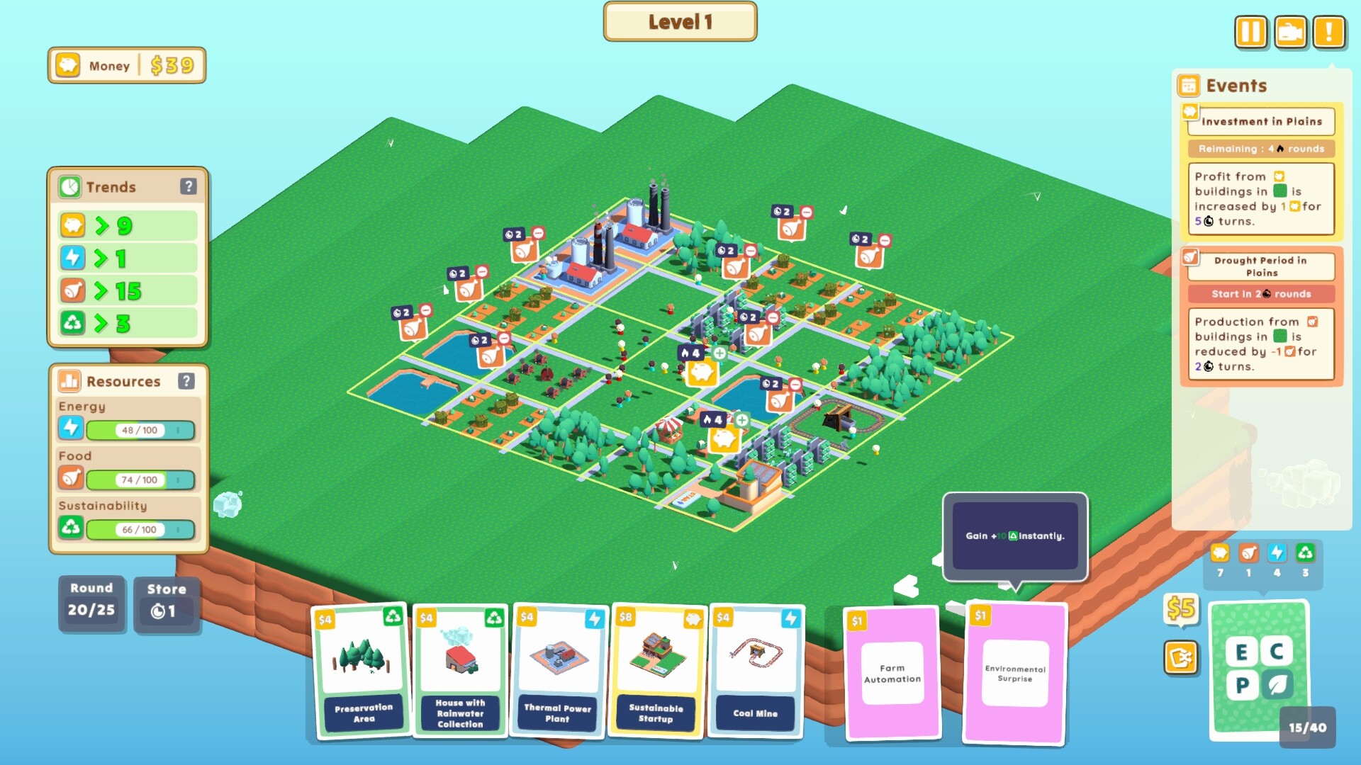 Eco City Planner screenshot 2