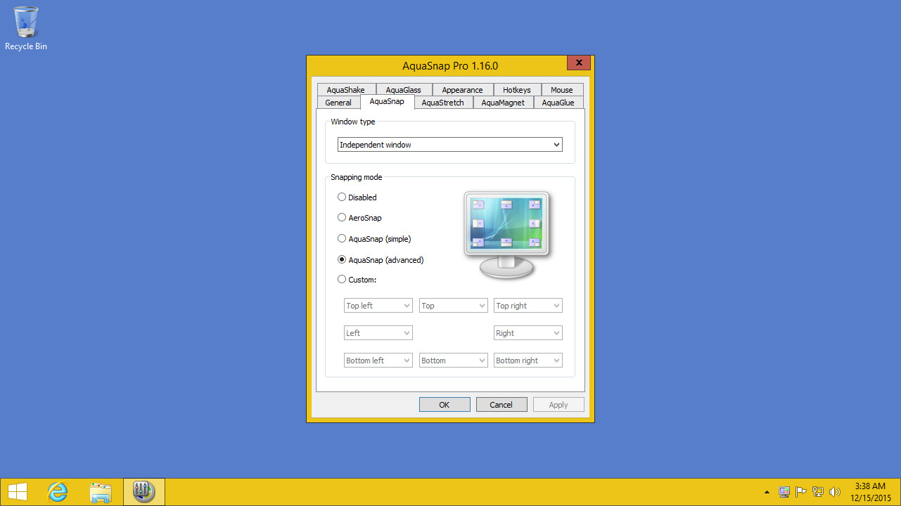AquaSnap Window Manager screenshot 2