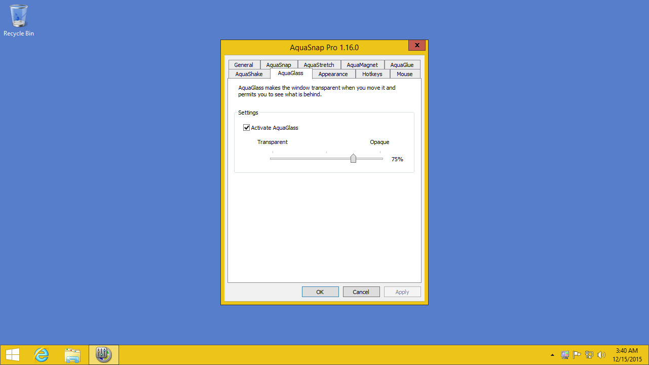 AquaSnap Window Manager screenshot 7