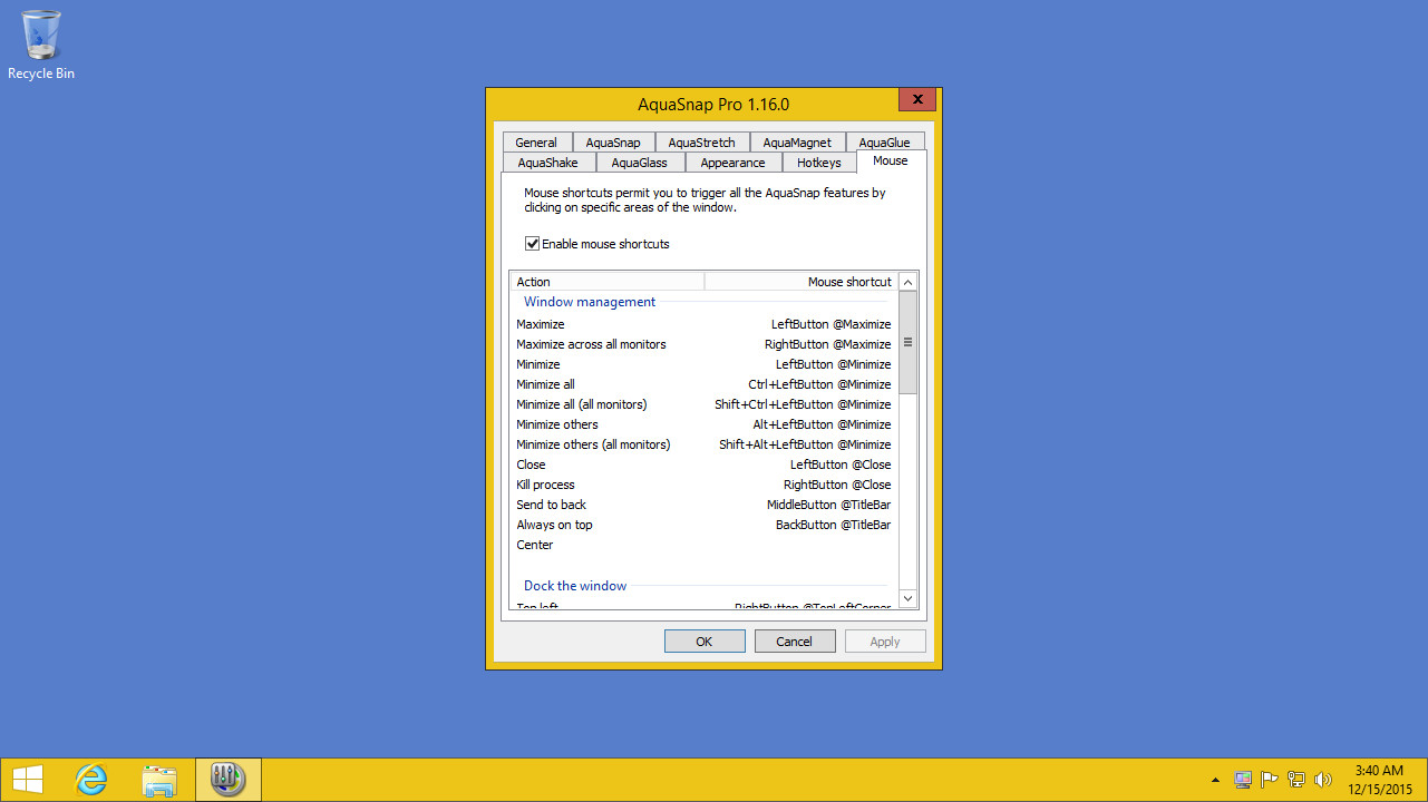 AquaSnap Window Manager screenshot 10