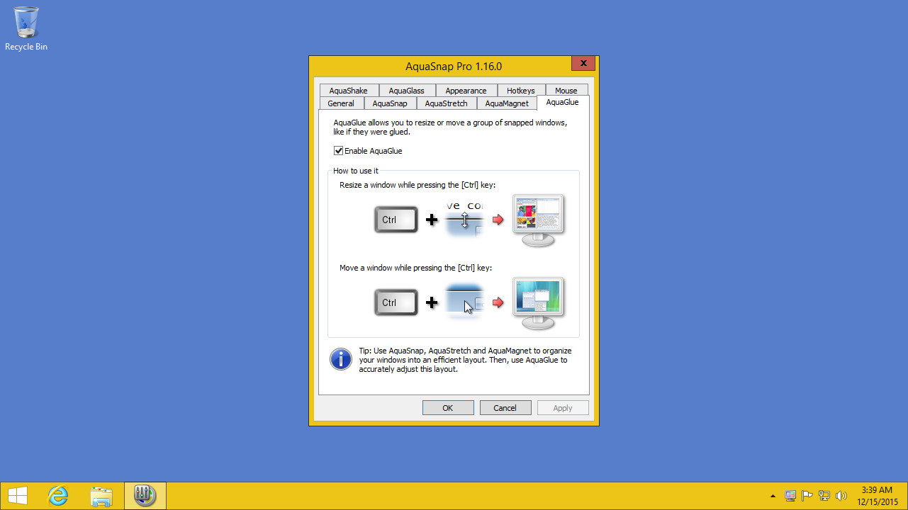 AquaSnap Window Manager screenshot 5