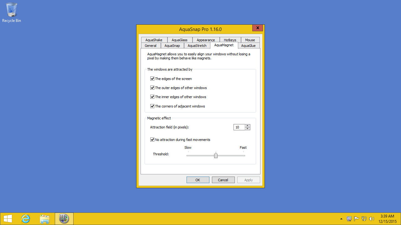 AquaSnap Window Manager screenshot 4