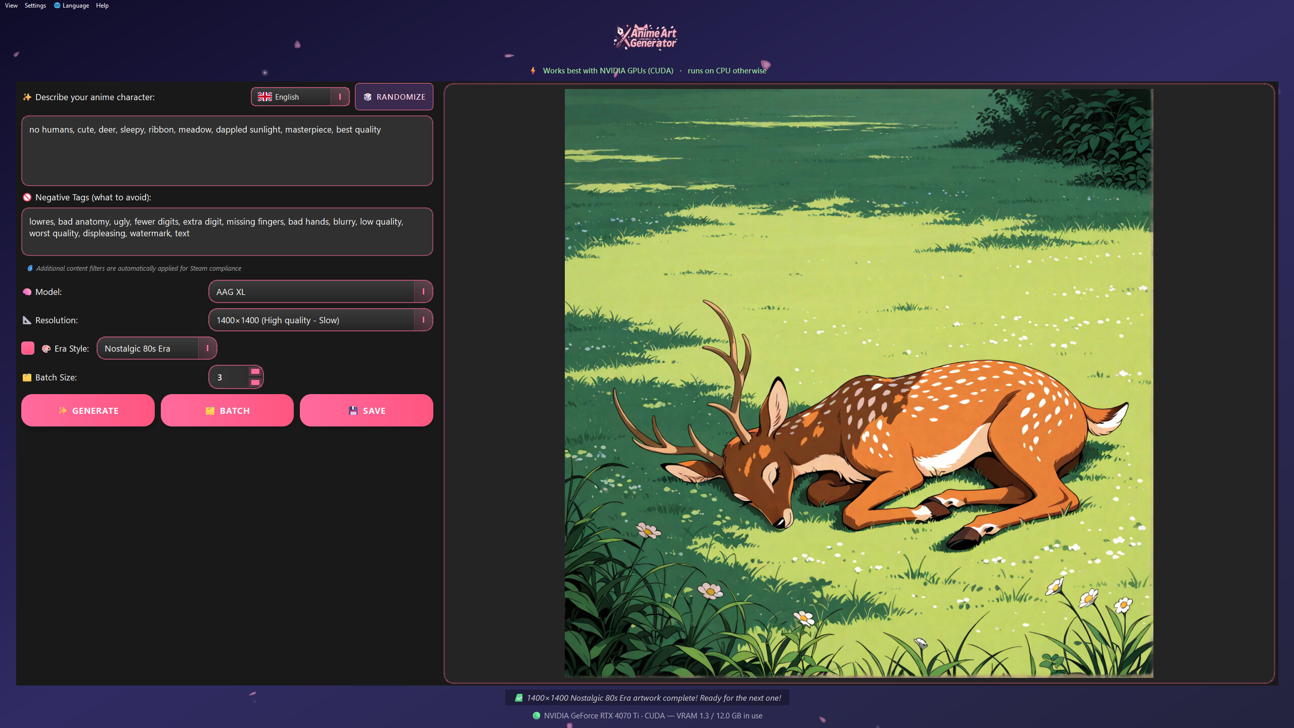 Anime Art Generator screenshot 15