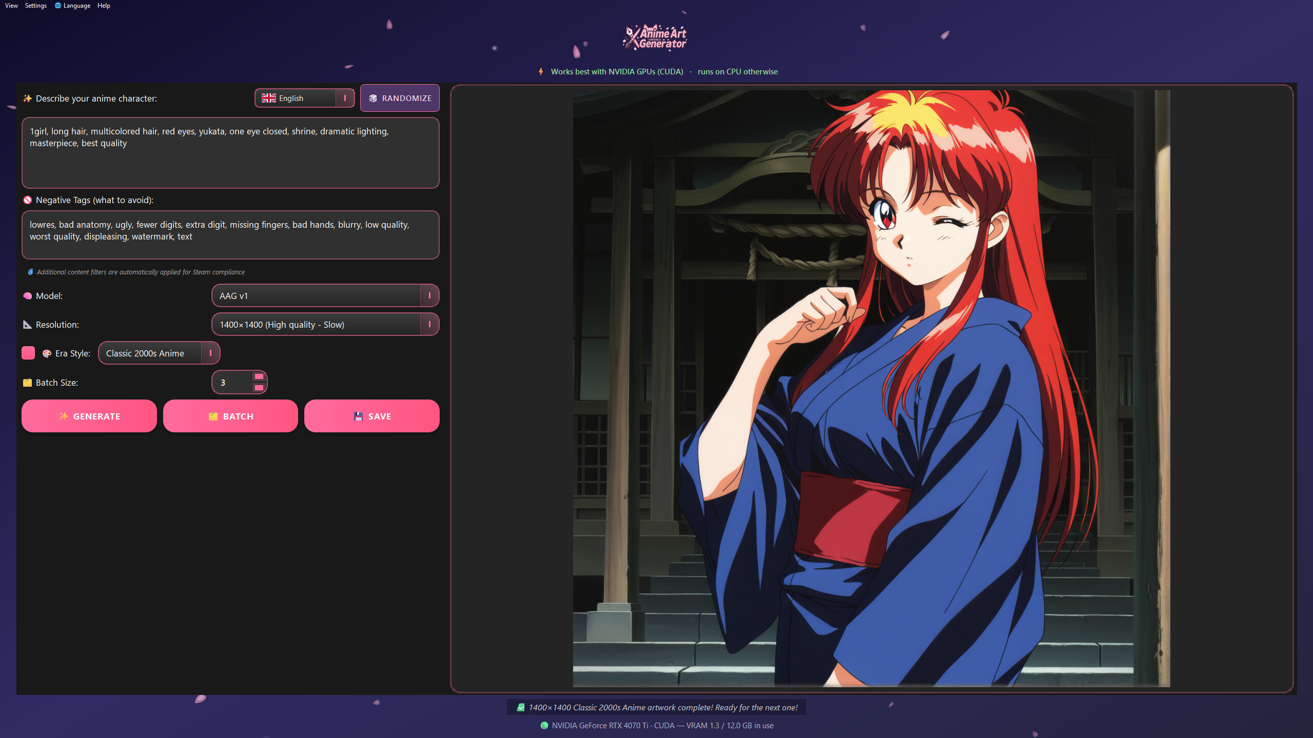 Anime Art Generator screenshot 9