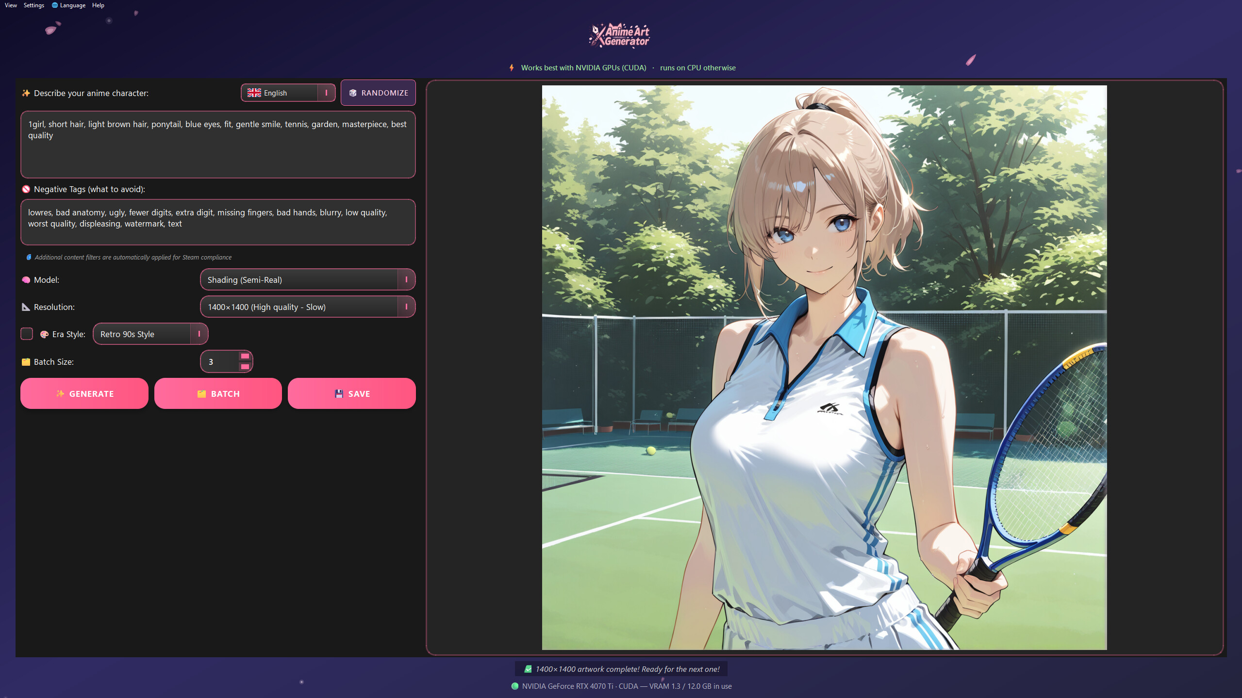 Anime Art Generator screenshot 6
