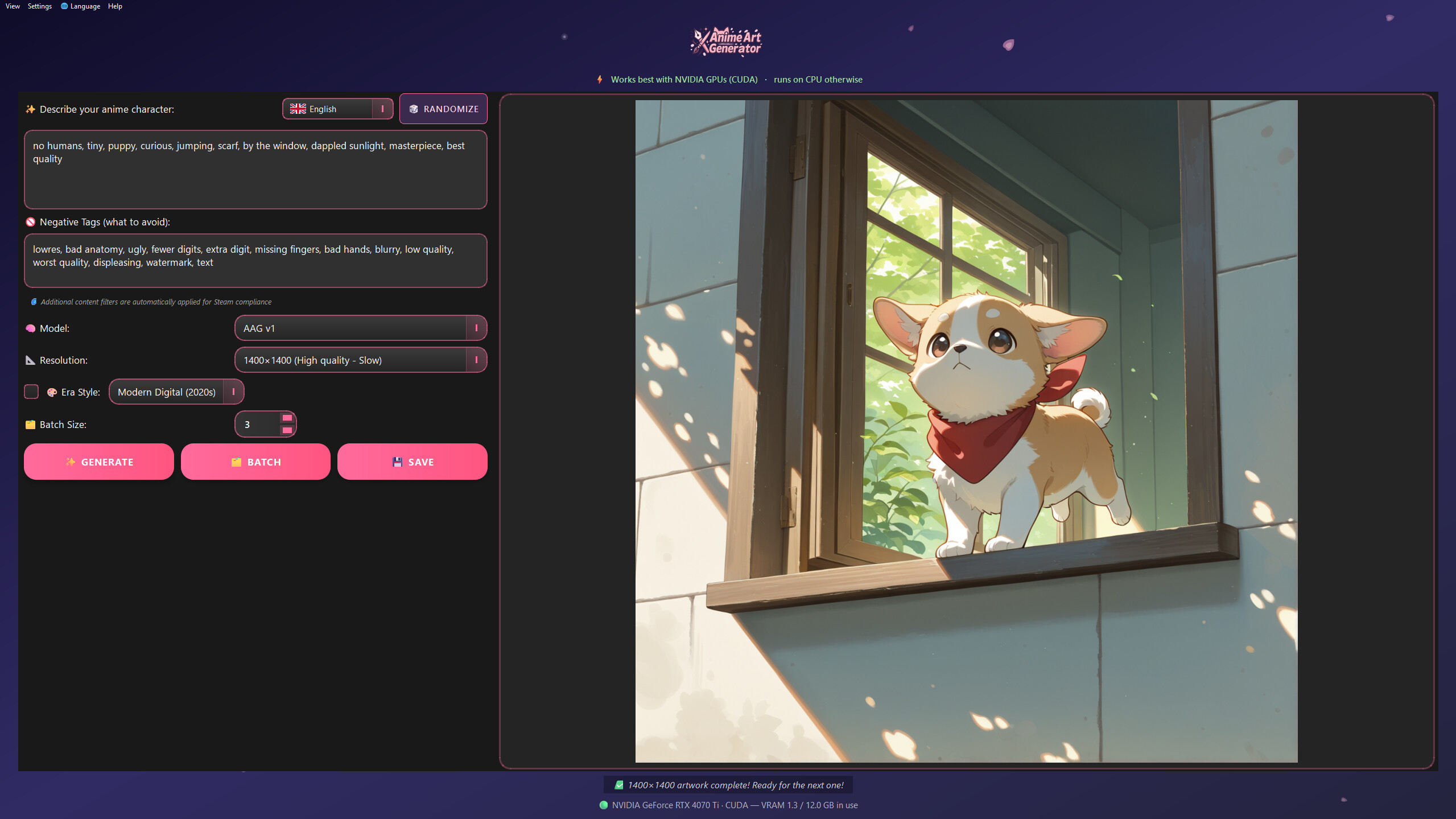 Anime Art Generator screenshot 11