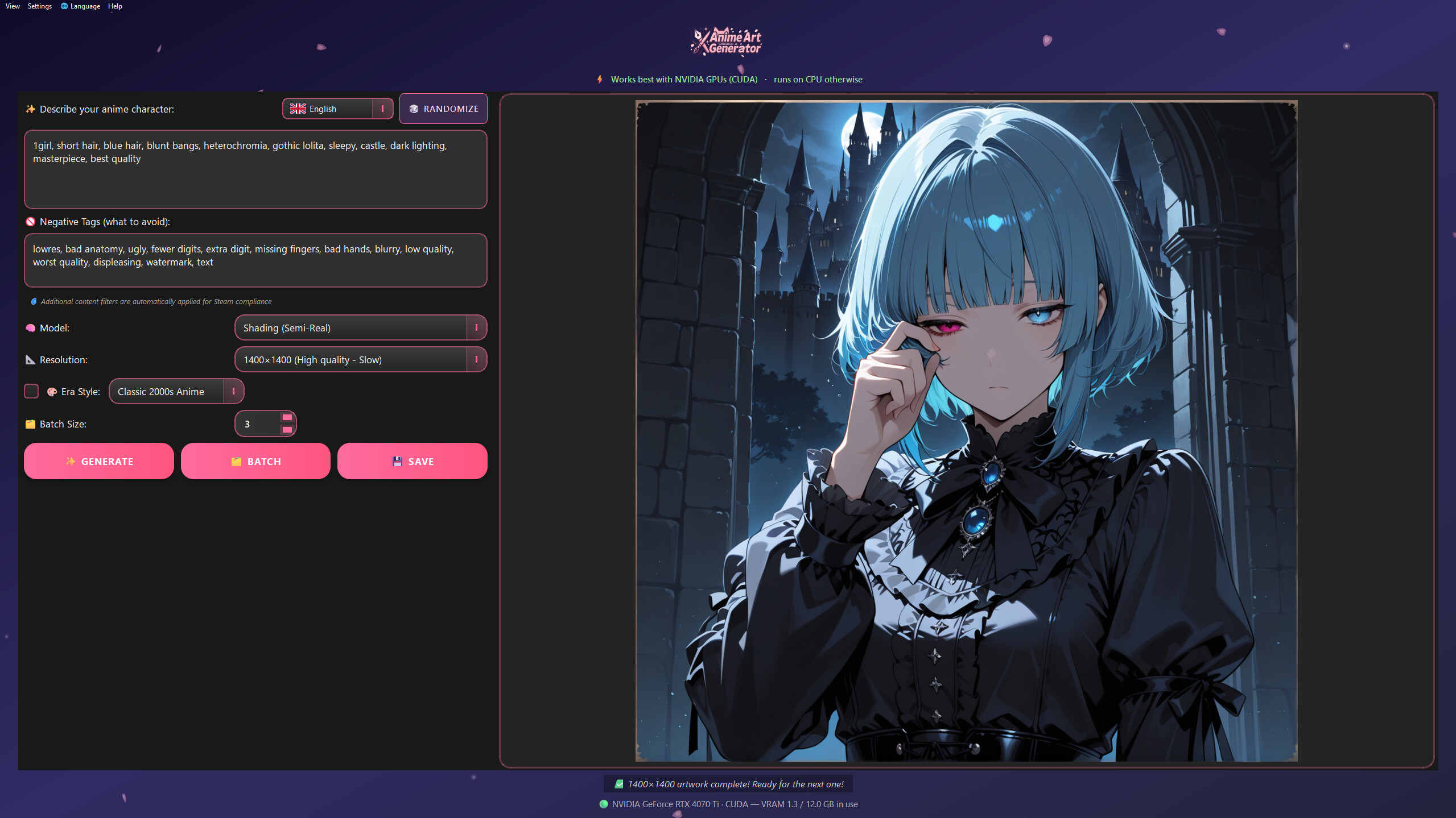 Anime Art Generator screenshot 10