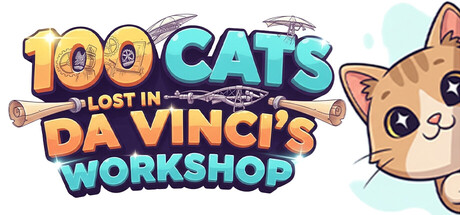 100 Cats Lost in Da Vinci’s Workshop Logo
