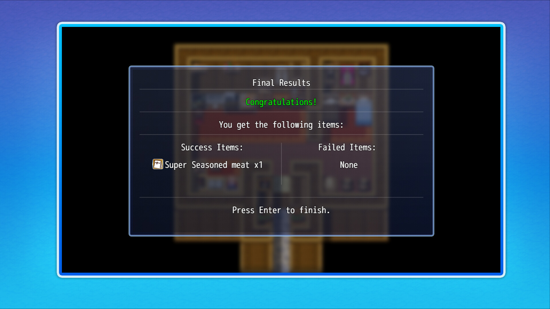 RPG Maker MZ - UNDERMAX - Simple Cooking System Plugin screenshot 4