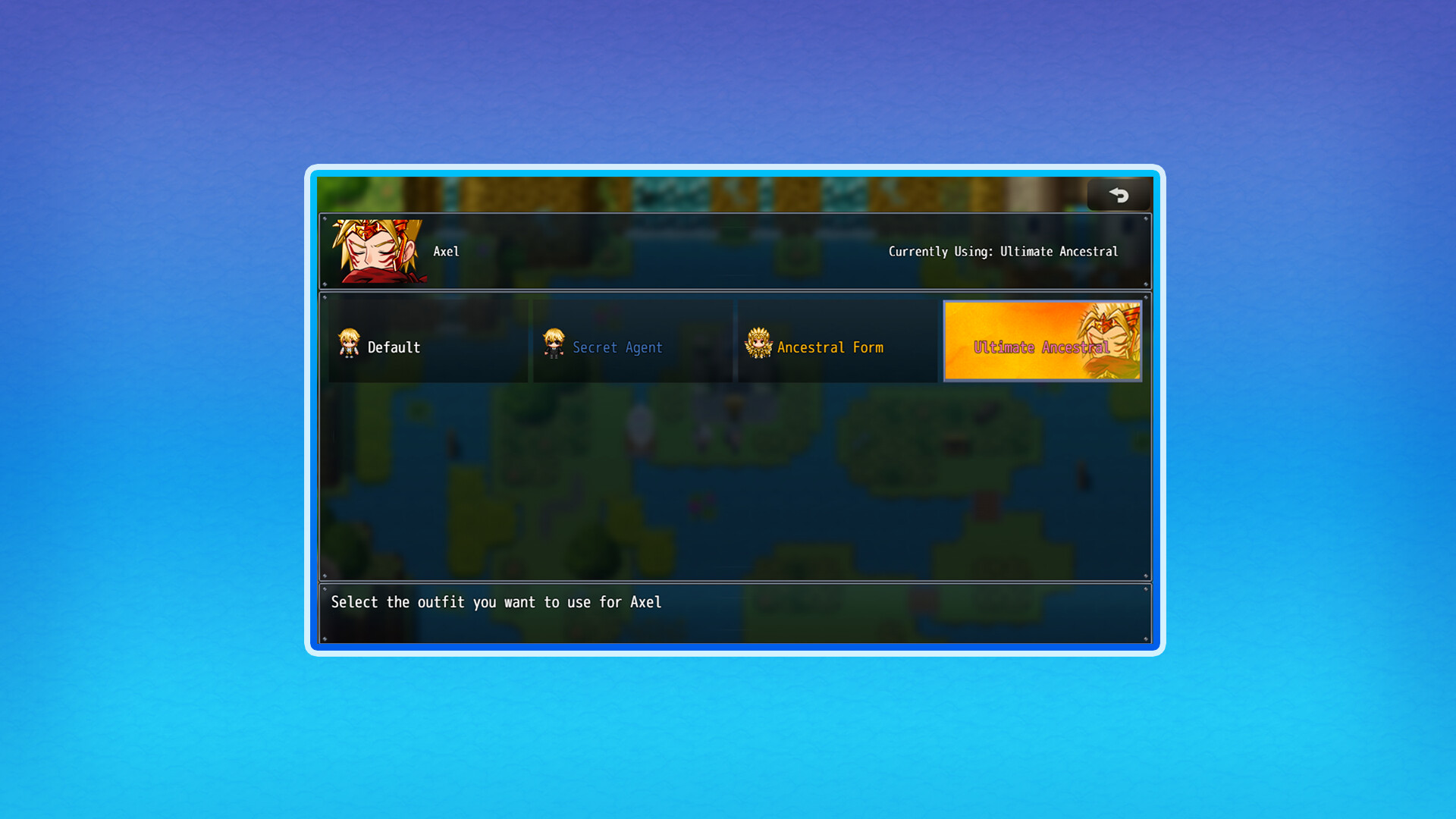 RPG Maker MZ - UNDERMAX - Multi Clothes Plugin screenshot 3