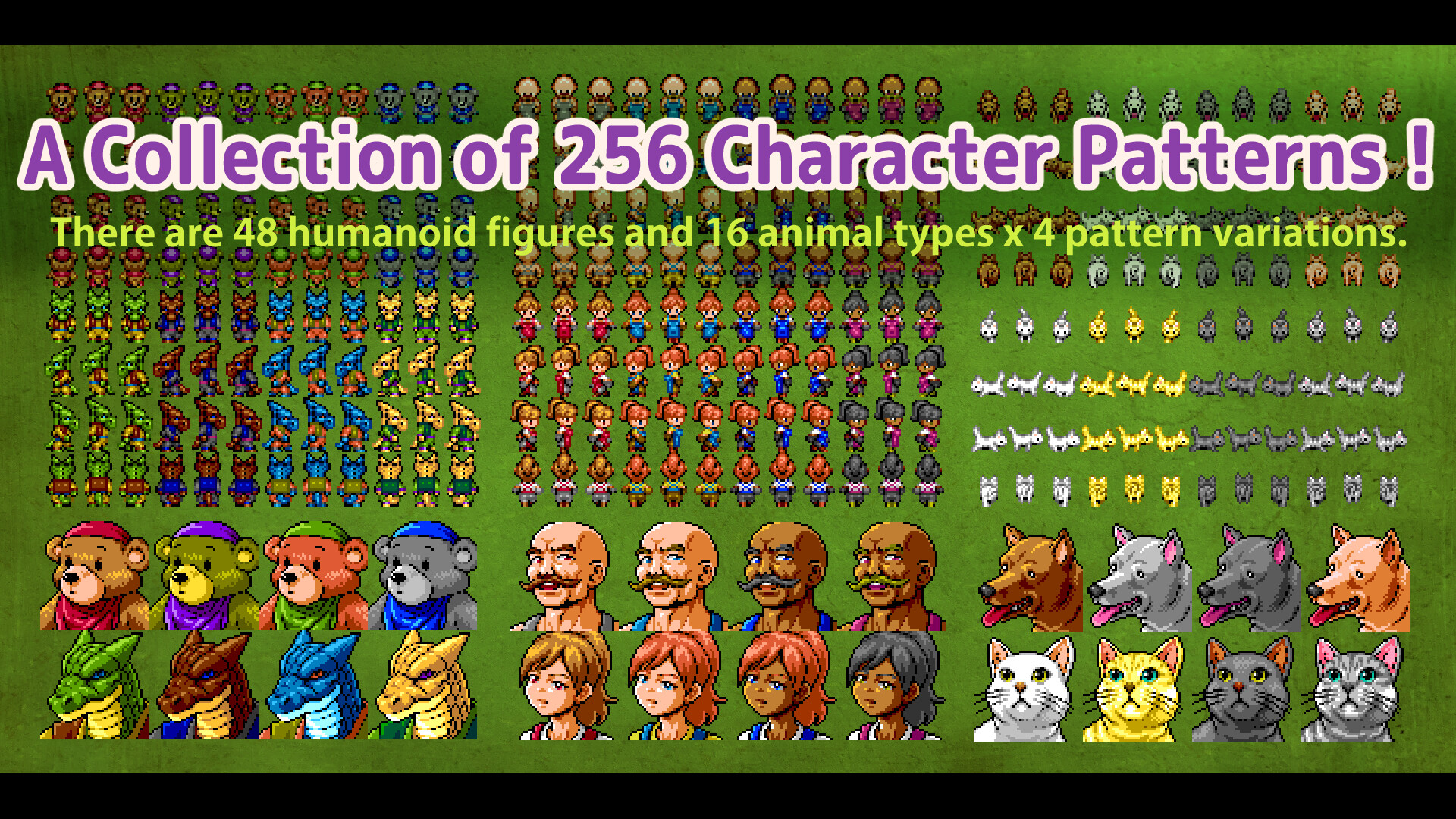 Steam：RPGツクールMZ - MEGA FANTASY 歩行NPC and 顔グラ