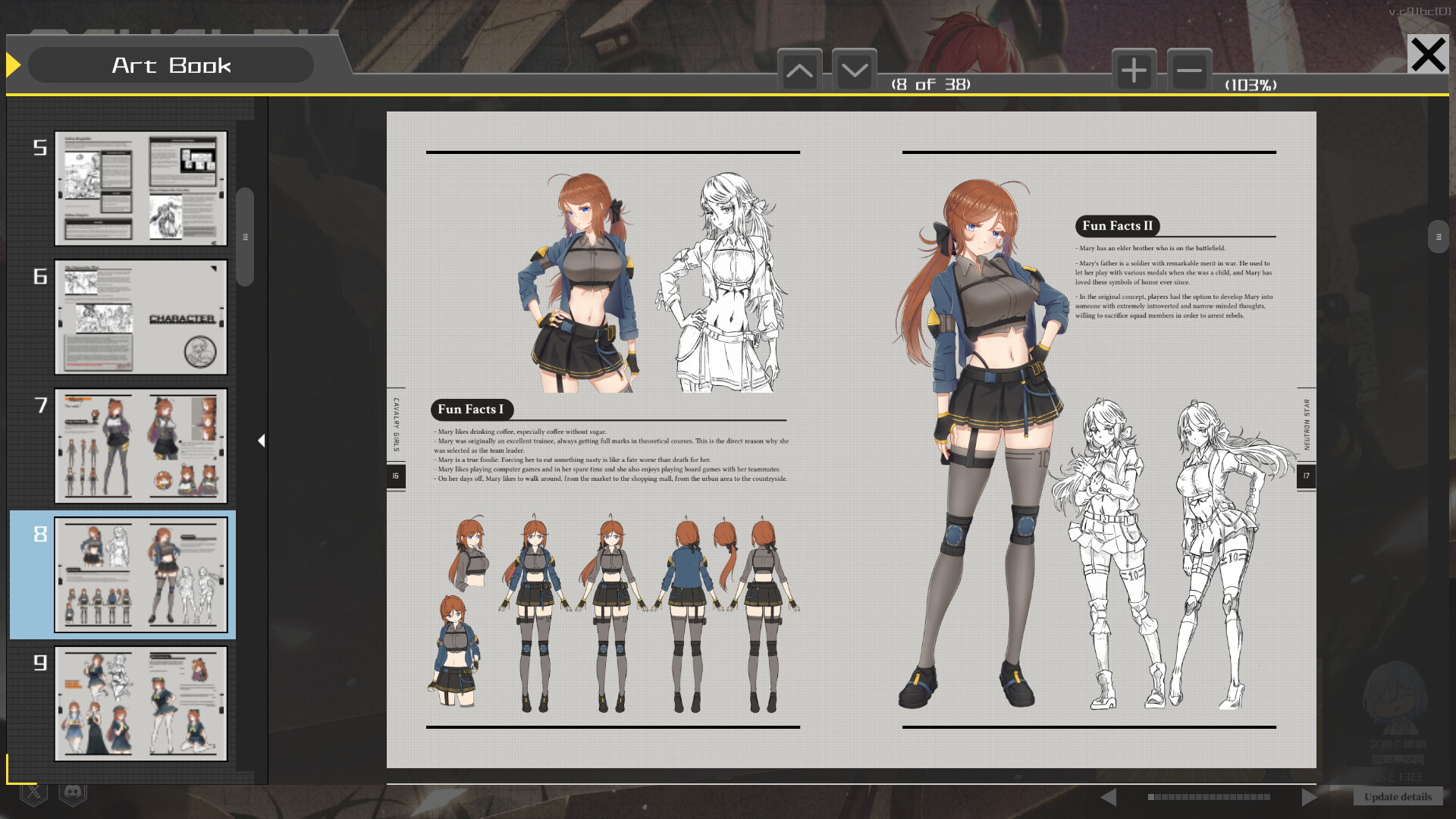 Cavalry Girls - Art Book screenshot 4