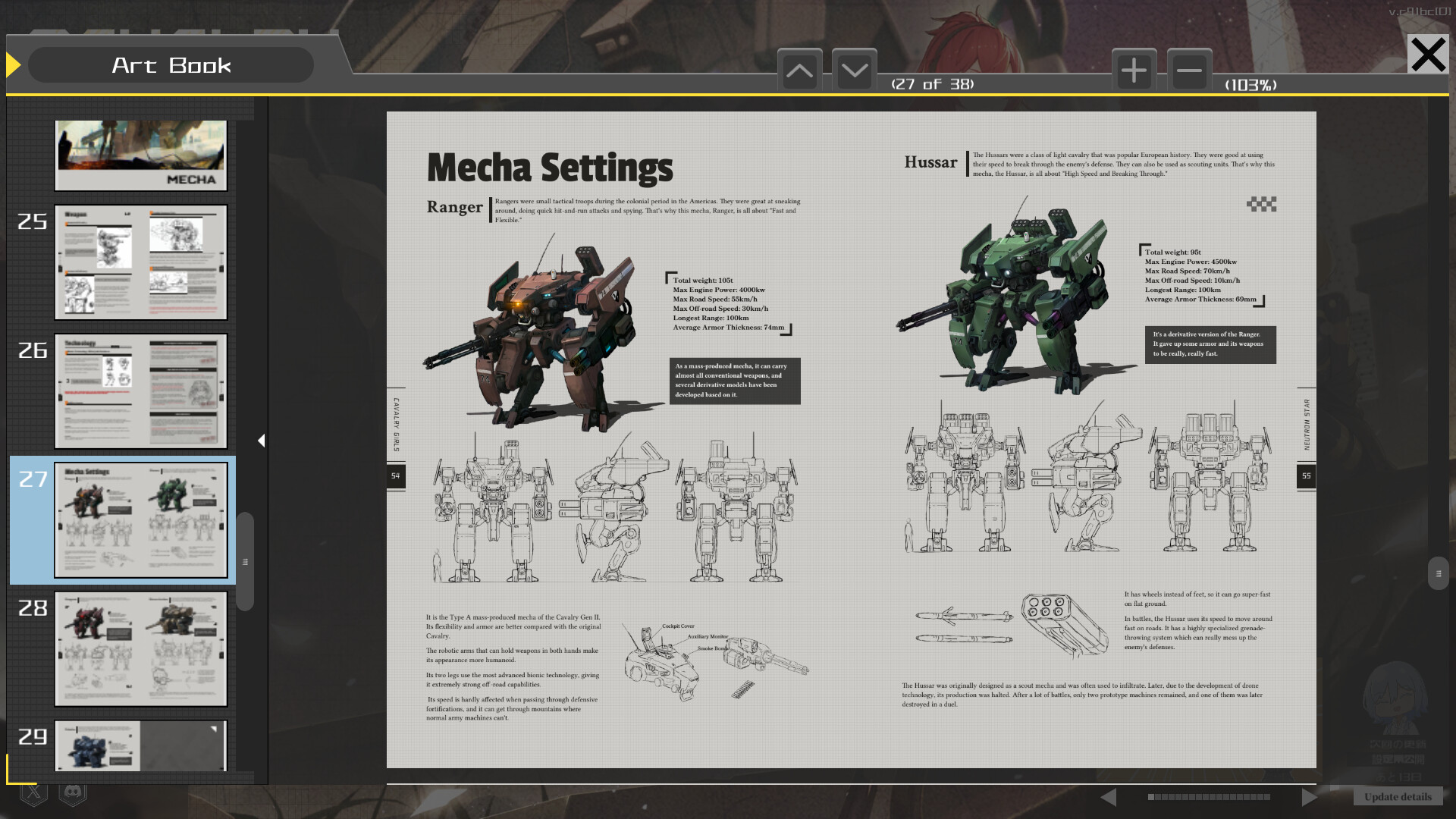 Cavalry Girls - Art Book screenshot 3