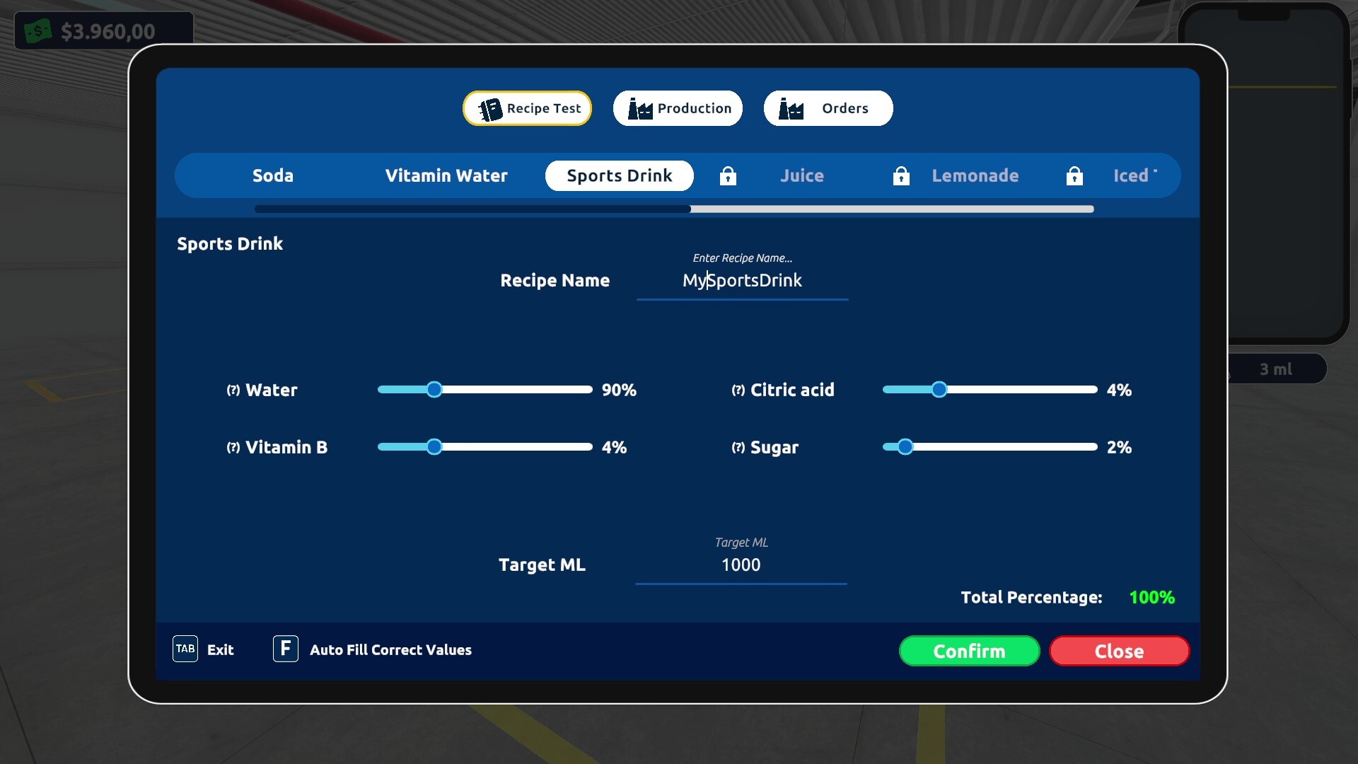 Drink Factory Simulator Build 24738877 gameplay screenshot 2